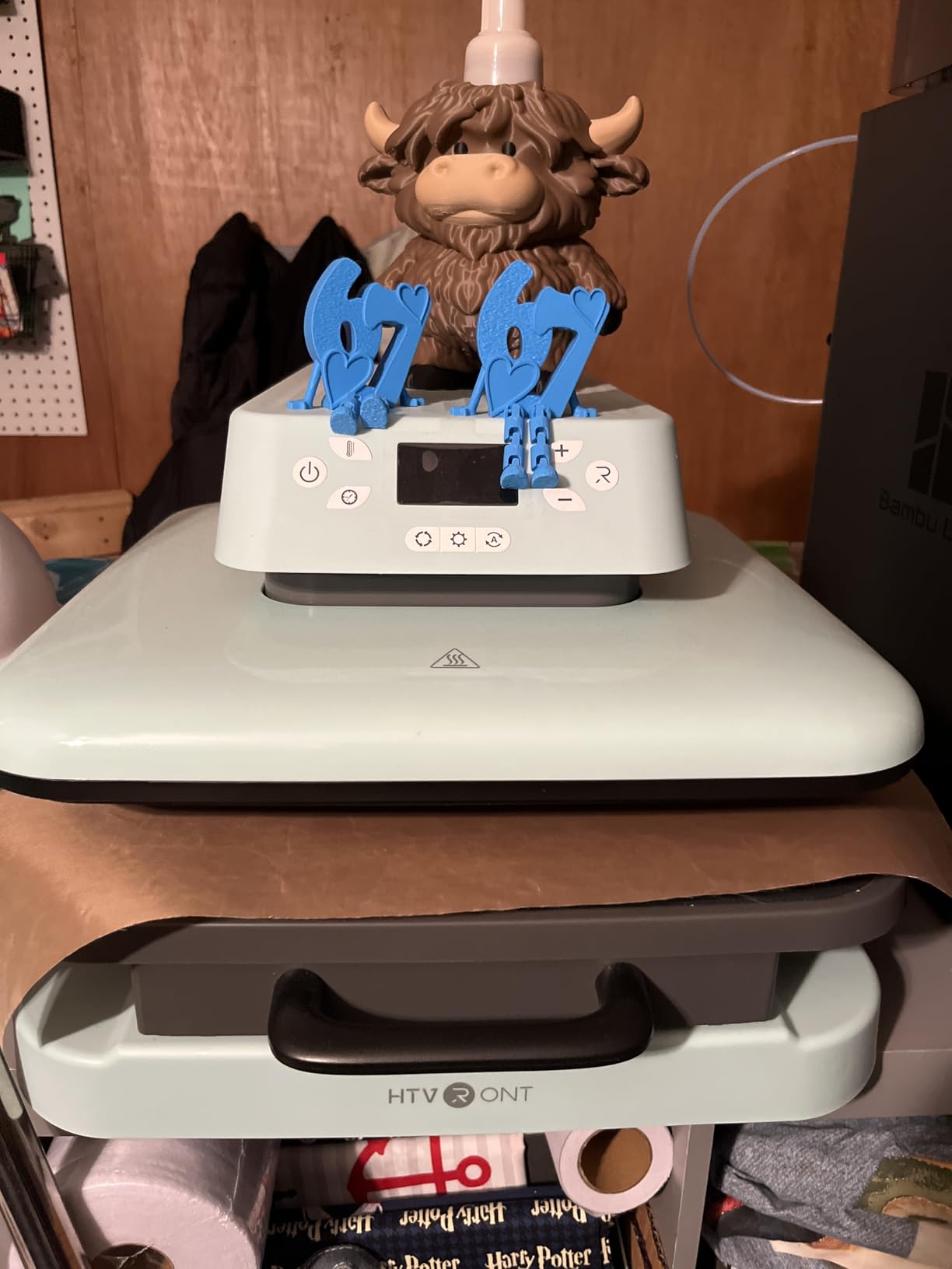 HTVRONT Auto Heat Press Machine for T Shirts - 15x15 Smart T Shirt Press Machine with Auto Release - Professional Heat Press for Sublimation, Vinyl, Heat Transfer Projects customer photo 2
