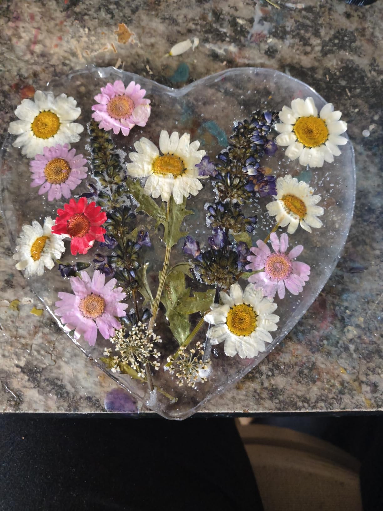 3PCS Resin Molds Silicone, Epoxy Resin Casting Craft Mold for Flower Preservation Bookends DIY Art customer photo 1