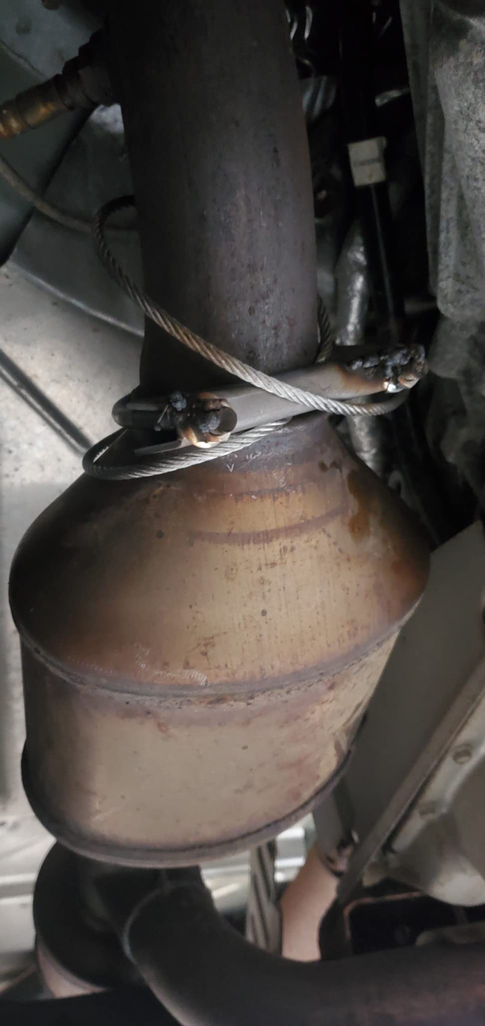 POP & LOCK CAT-RAP | PL9800 - Catalytic Converter Security, Catalytic Converter Anti-theft, Universal Design customer photo 1