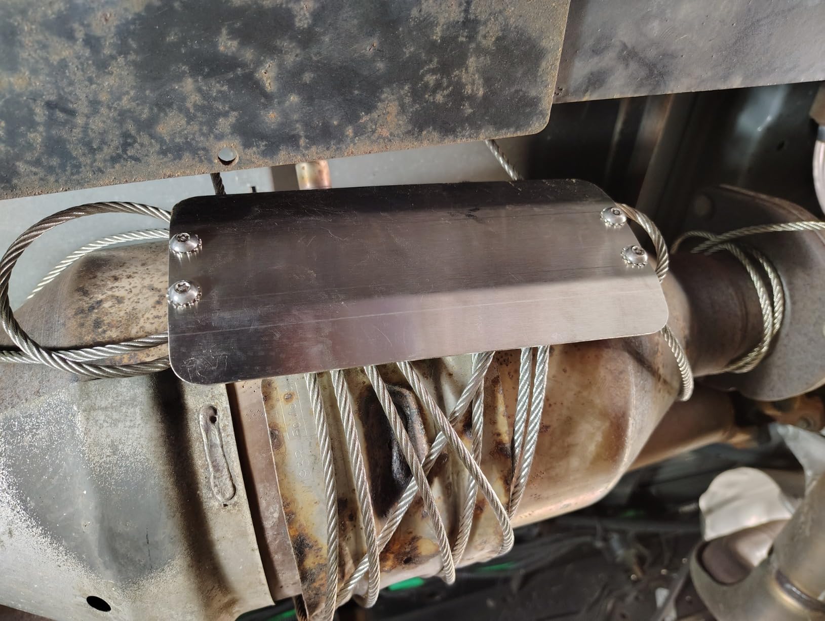 POP & LOCK CAT-RAP | PL9800 - Catalytic Converter Security, Catalytic Converter Anti-theft, Universal Design customer photo 2
