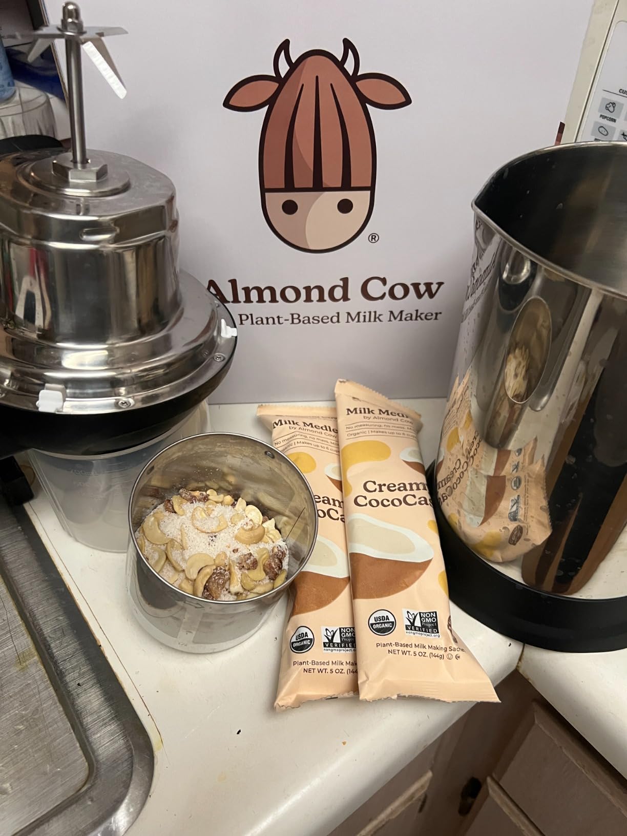 Nut Milk Maker Machine, Plant-Based Milk Maker for Almond, Oat, Cashew, Soy Milk, Stainless Steel, No Straining Needed - Makes 5-6 Cups, 120V customer photo 2
