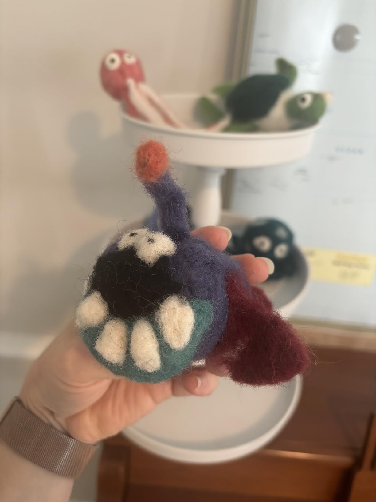Woolbuddy Needle Felting Kit - Sea Animals for Beginners & Adults, Includes Wool Roving, Felting Needles, Pad, and Instructions customer photo 1