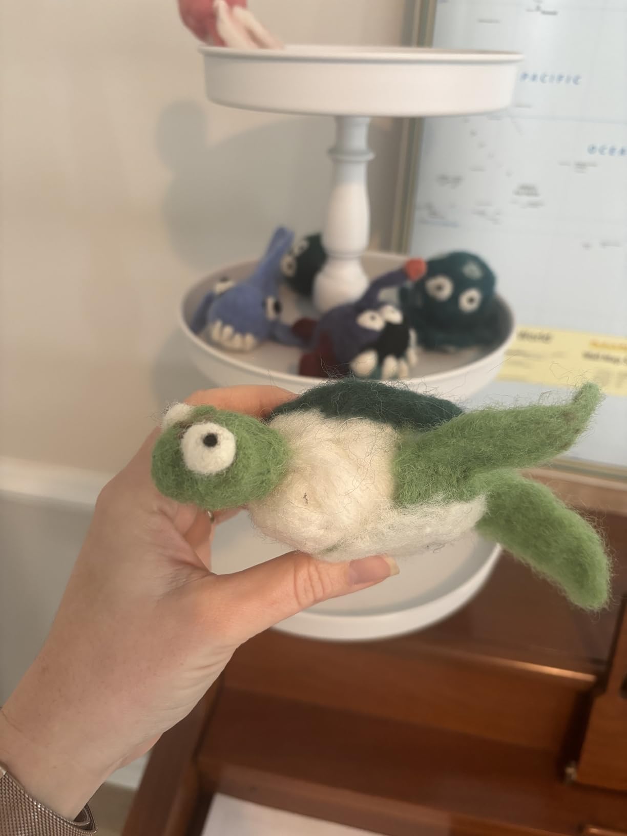 Woolbuddy Needle Felting Kit - Sea Animals for Beginners & Adults, Includes Wool Roving, Felting Needles, Pad, and Instructions customer photo 2