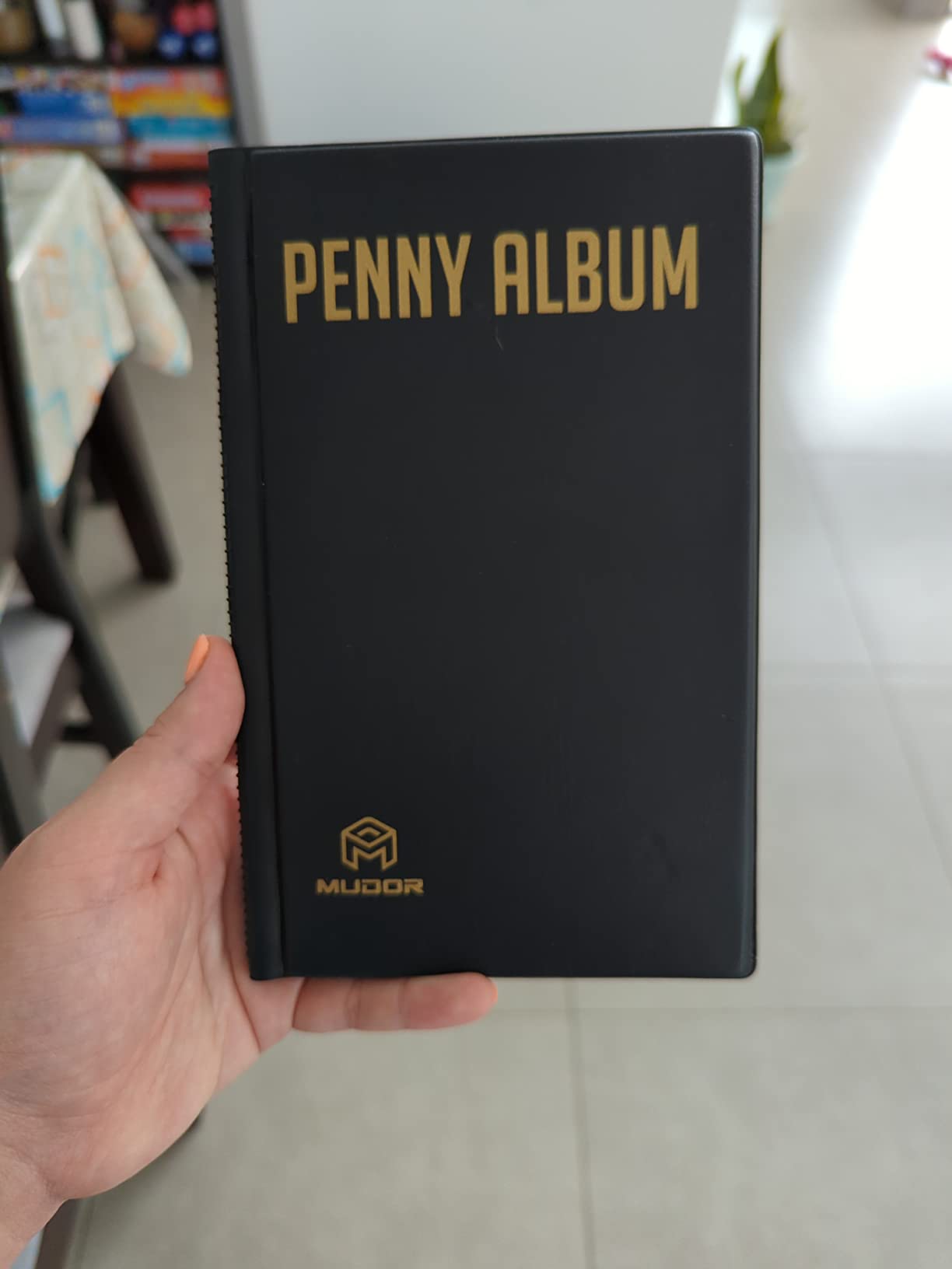 MUDOR Pressed Penny Collecting Book Album, Holds 160 Coins, Collector's Pressed Penny Holder Collection Book customer photo 1