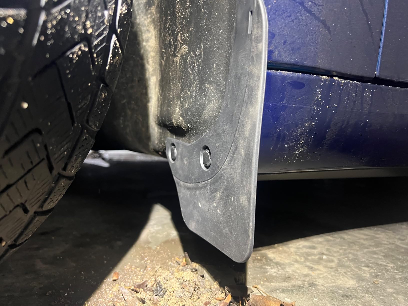 Jawjut Mud Flaps, Compatible with Tesla Model Y 2023 2024,Splash Guard Accessories, No Drilling Required, Black customer photo 1