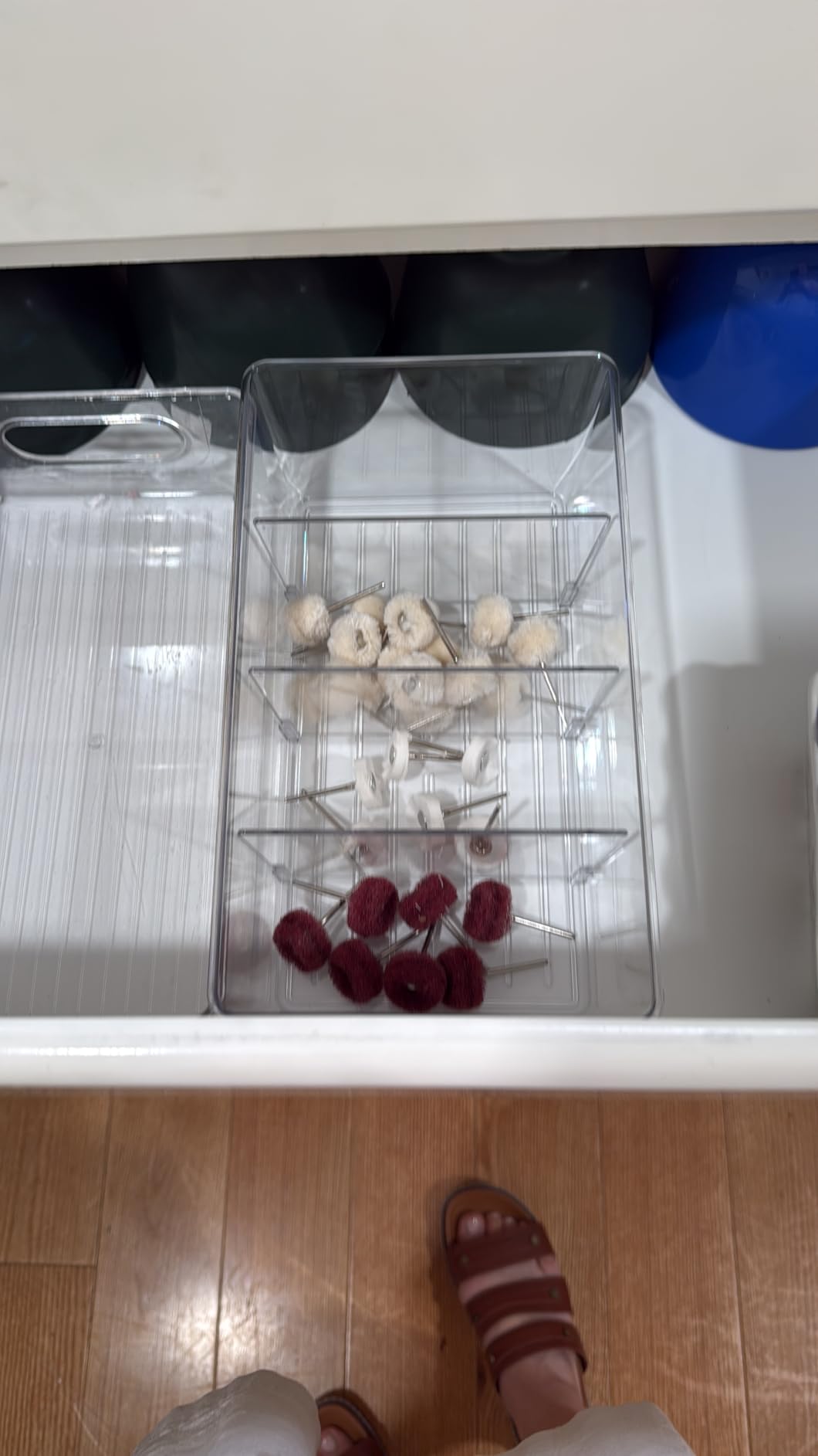 Vtopmart 8 Pack Food Storage Organizer Bins, Clear Plastic Bins for Pantry, Kitchen, Fridge, Cabinet Organization and Storage, 4 Compartment Holder for Packets, Snacks, Pouches, Spice Packets customer photo 2