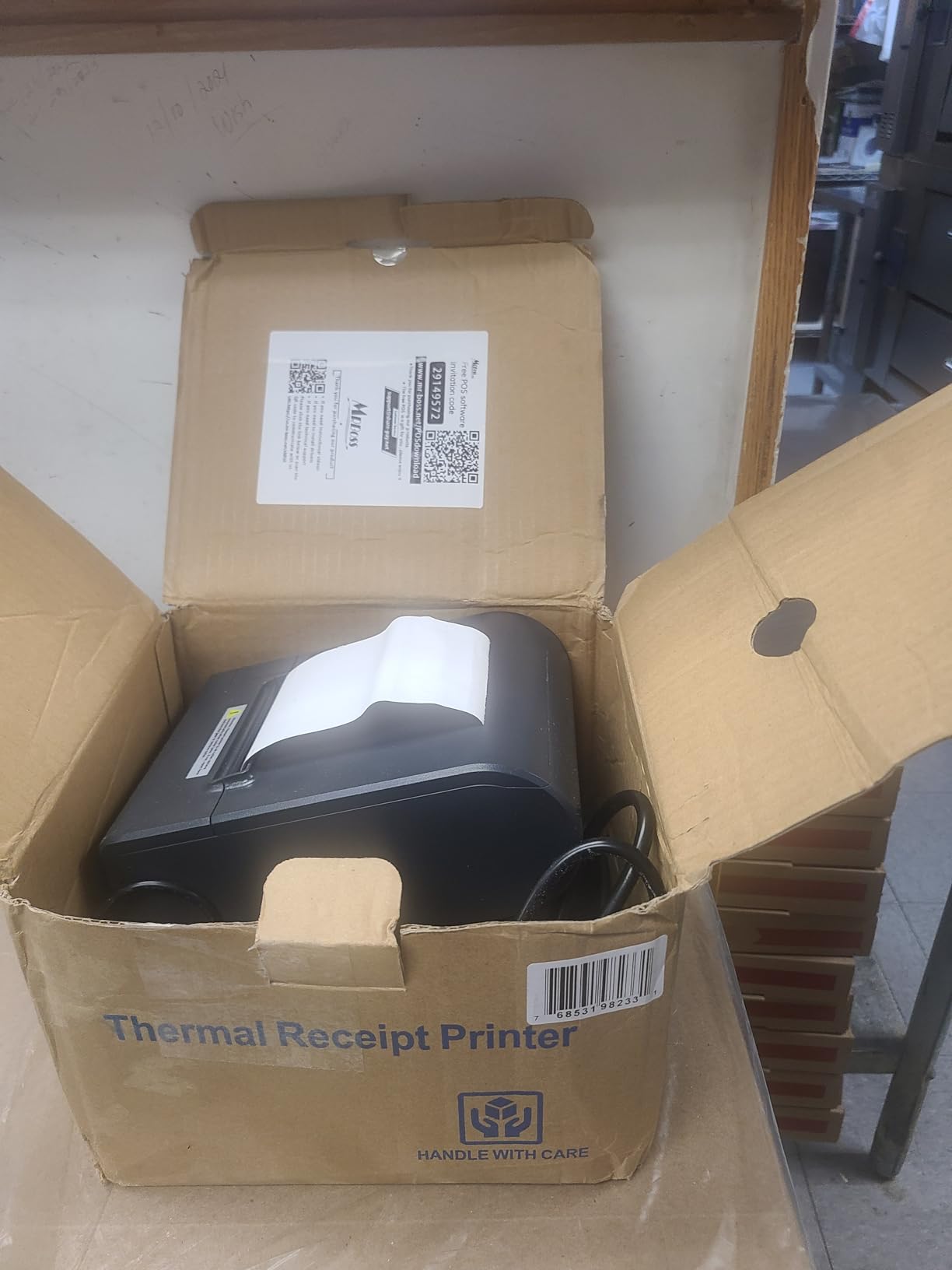 Delivery Platform Thermal Printer 3 1/8 PaperWidth POS Cash Register Dual Bluetooth WiFi USB Support Print Receipt Ticket Ubereats Doordash Grubhub Postmates APP customer photo 2