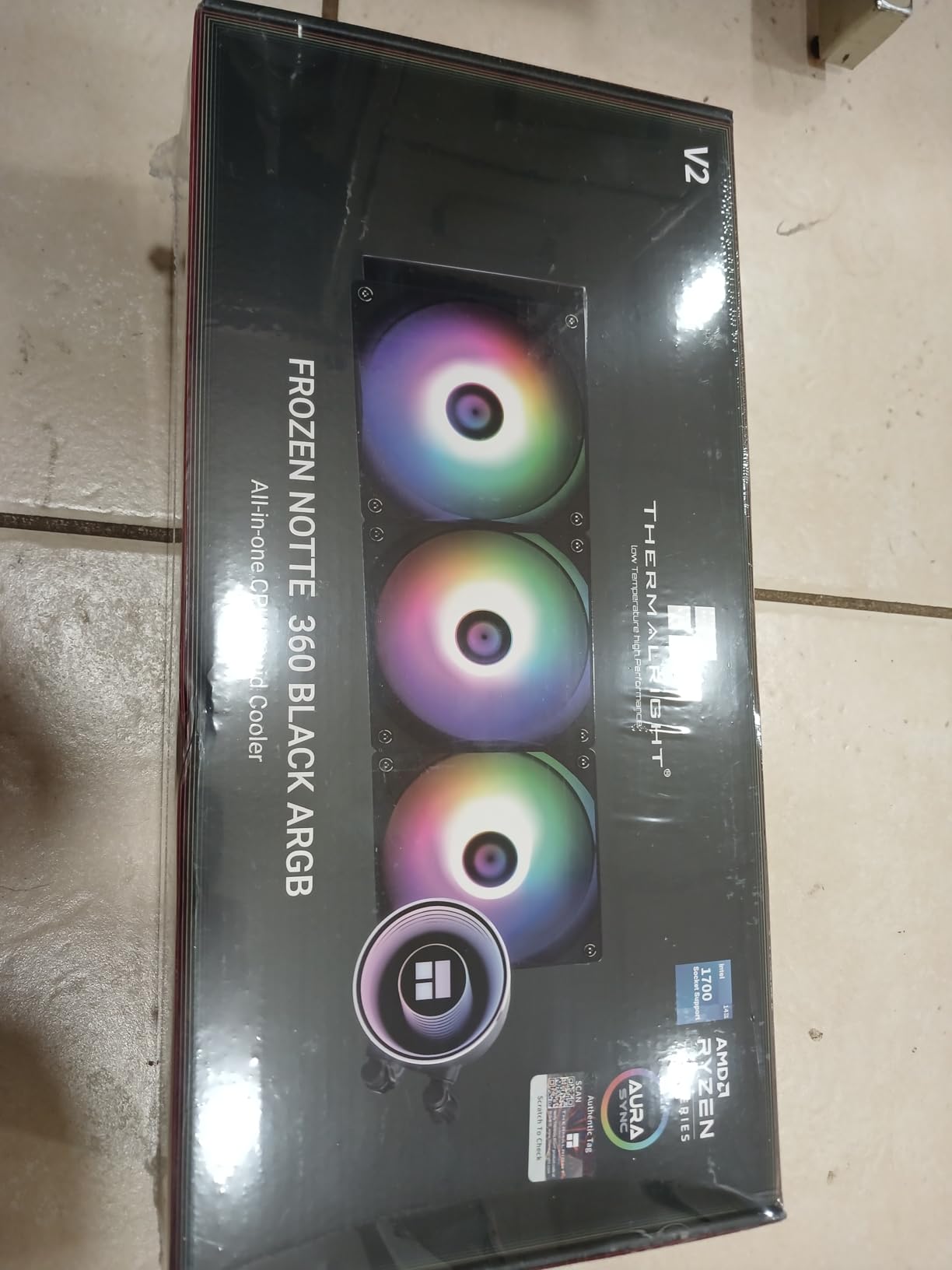 Thermalright Frozen Notte 360 White ARGB V2 Water Cooling CPU Cooler, 360 Specification CPU Liquid Cooler,3 PWM Fans, for AM4/AM5,Intel lga1700/1851/115x/2011 customer photo 1