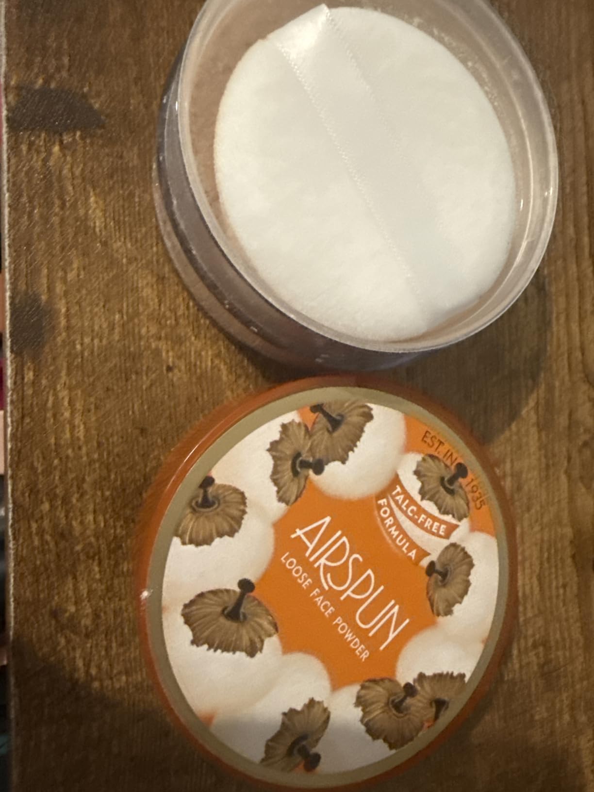 Airspun Loose Setting Powder, Talc-Free, Pore Minimizer, Oil Absorbing Face Powder - Translucent customer photo 1