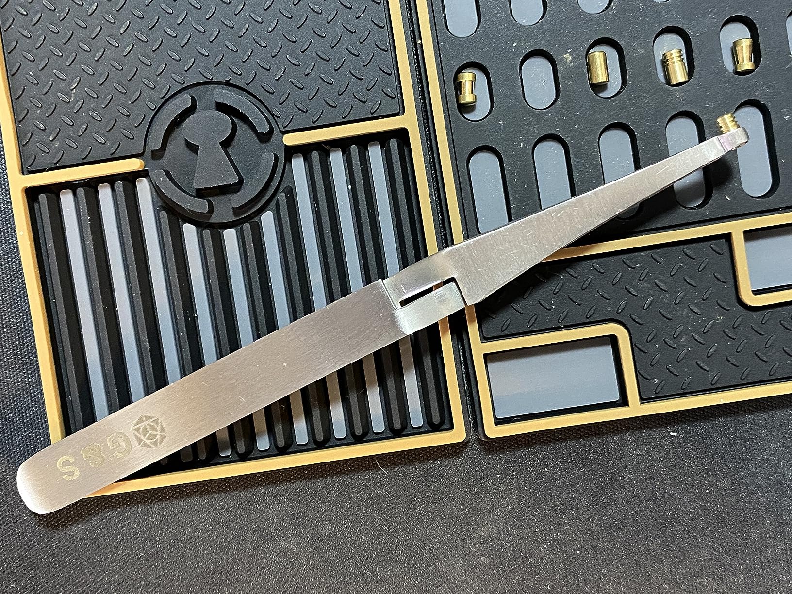Lock Pinning Cross Locking Tweezers - Stainless Steel for Locksmith Rekeying Kit customer photo 3