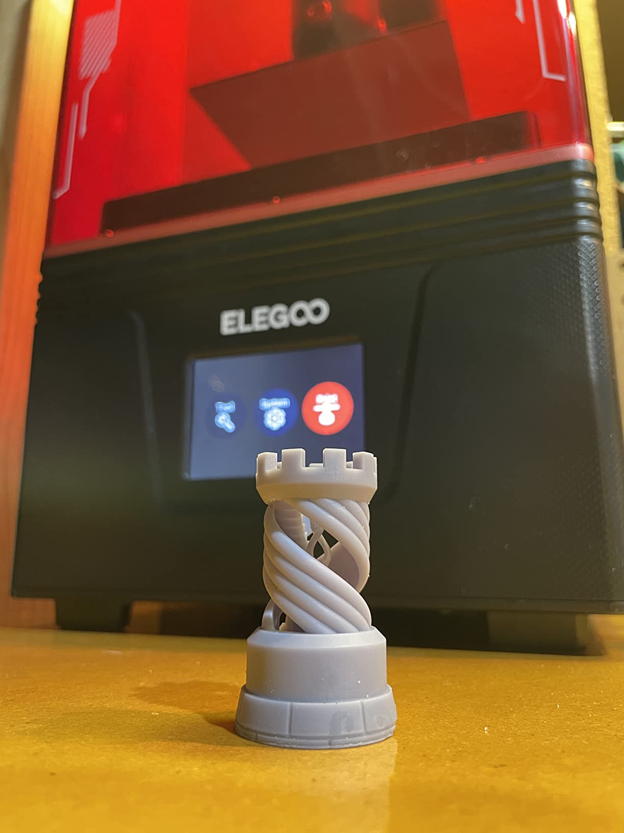ELEGOO Mars 4 DLP 3D Printer, Desktop Resin 3D Printer with Ultra-Quiet Printing, 20000+ Hours Service Life, and Ultra-Low Operating Power, Printing Size of 5.22 x 2.94 x 5.9 inches customer photo 2