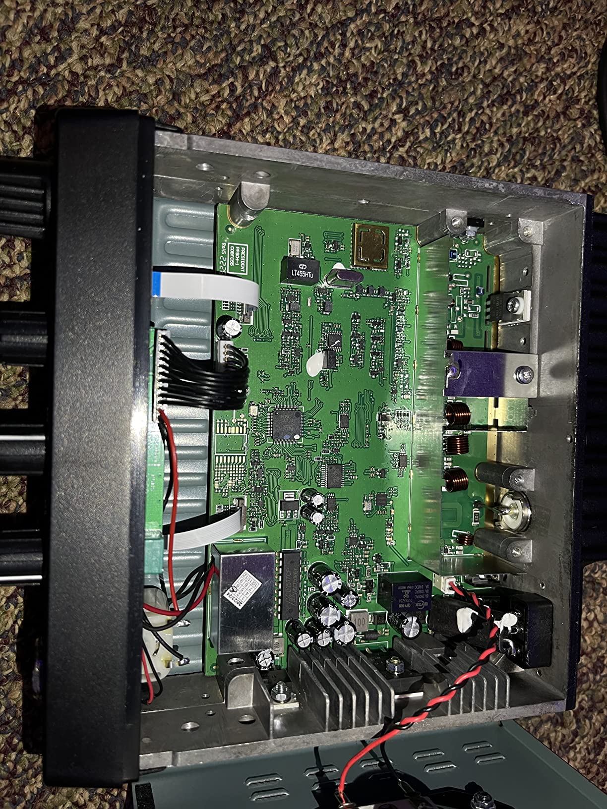 President Walker III FCC AM/FM 40 Channels CB Radio, 7color LCD Display, Weather Channel/Alert, ASC, VOX, Scan Skip, USB Port, Automatic SWR, RF & Mic Gain, ANL/NB customer photo 1