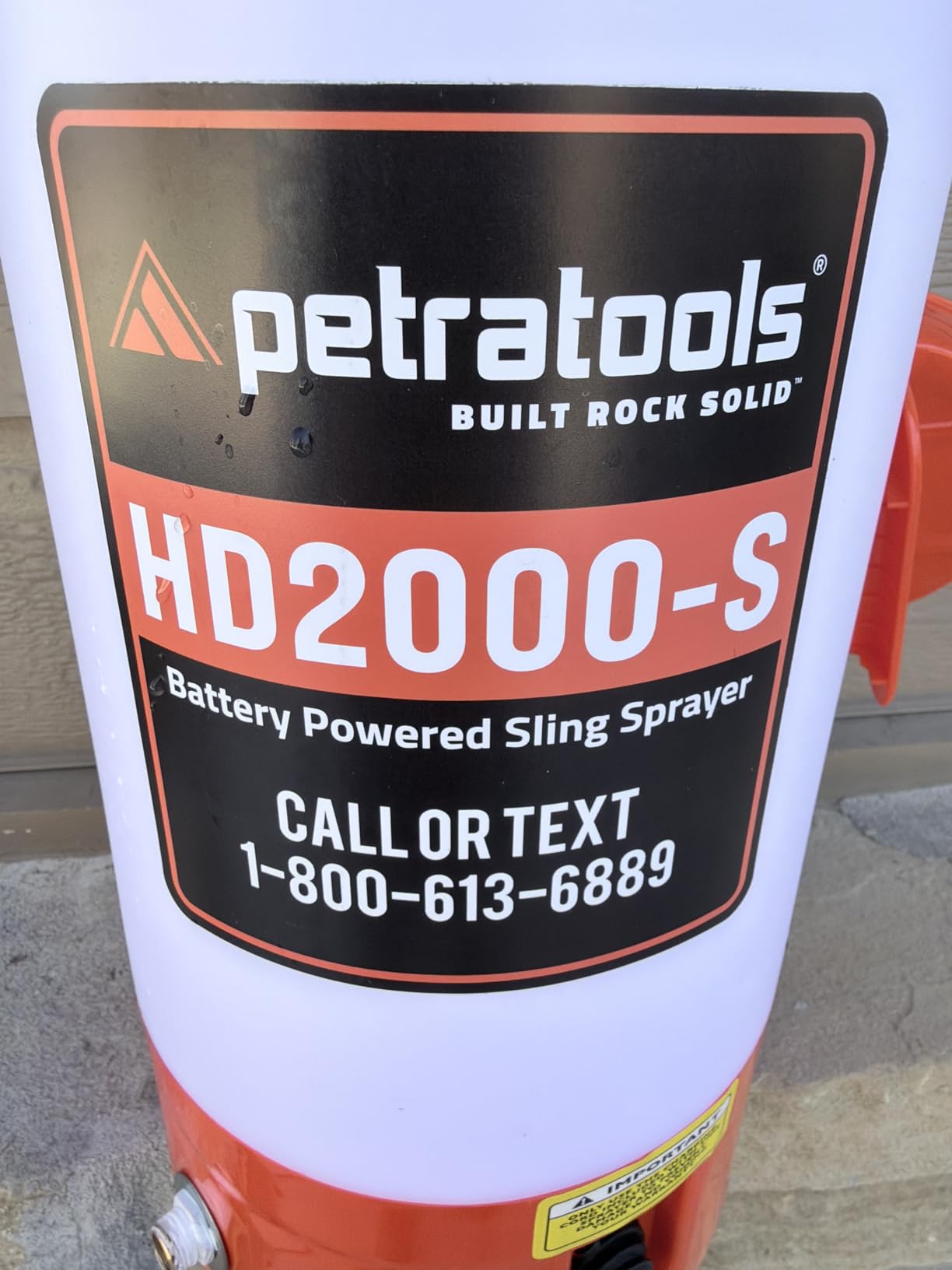 PetraTools Battery Powered Sprayer 2 Gallon - HD2000-S Heavy Duty Electric Sprayer customer photo 1