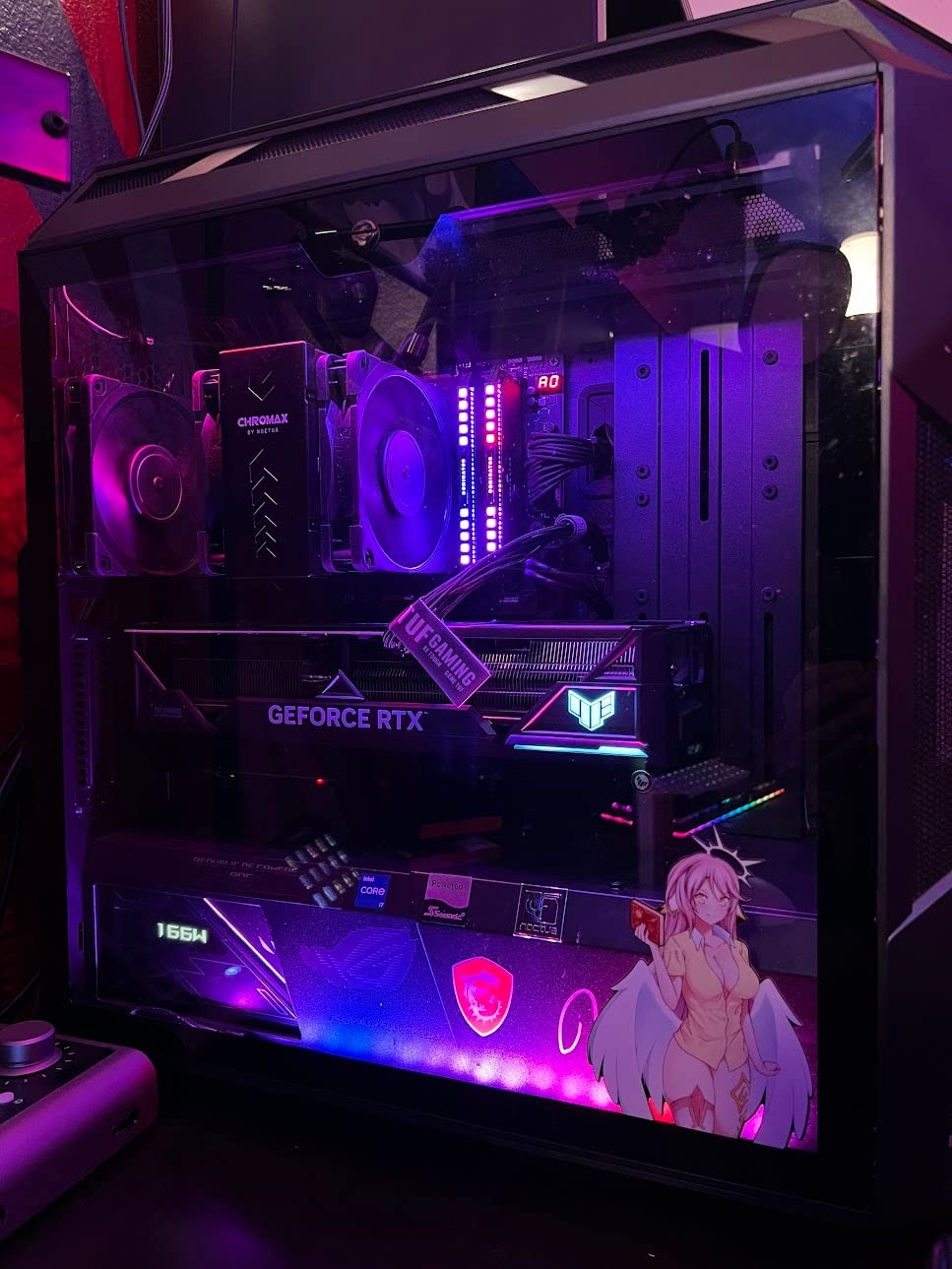 ASUS ROG Strix GeForce RTX 4080 OC Edition Gaming Graphics Card (PCIe 4.0, 16GB GDDR6X, HDMI 2.1a, DisplayPort 1.4a) customer photo 2