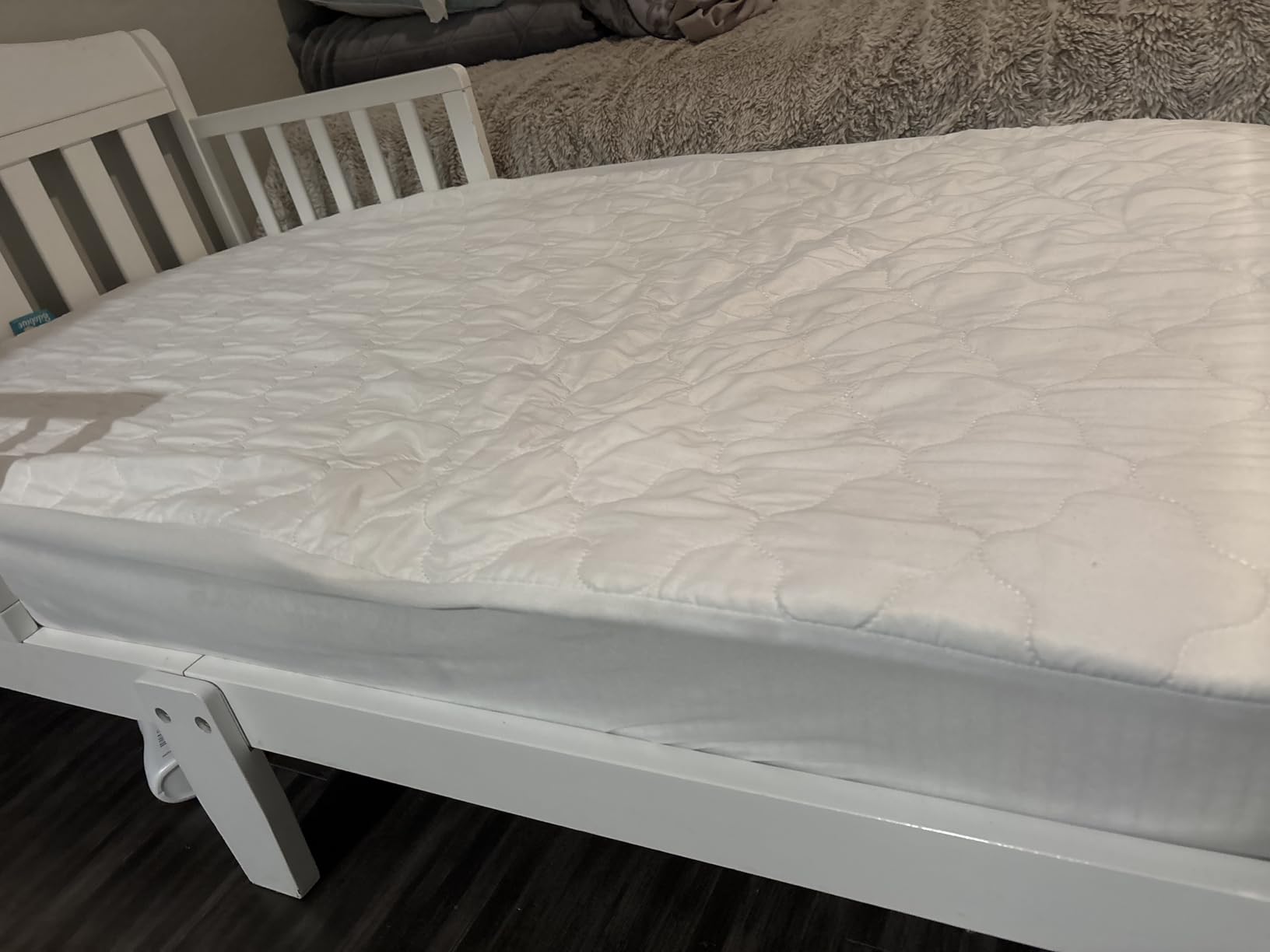 Letmxiu Premium Crib & Toddler Mattress,100% Knitted Fabric, Premium Fleece Surface-Hypoallergenic, 5