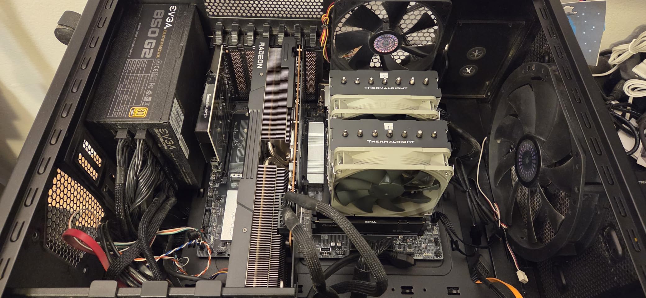 Thermalright Phantom Spirit 120SE CPU Air Cooler, 7 Heat Pipes CPU Cooler, Dual 120mm TL-C12B V2 PWM Fans, AGHP 4.0 Technology, S-FDB Bearing, for AM4/AM5/Intel LGA1851/1700/1150/1151/1200 customer photo 1