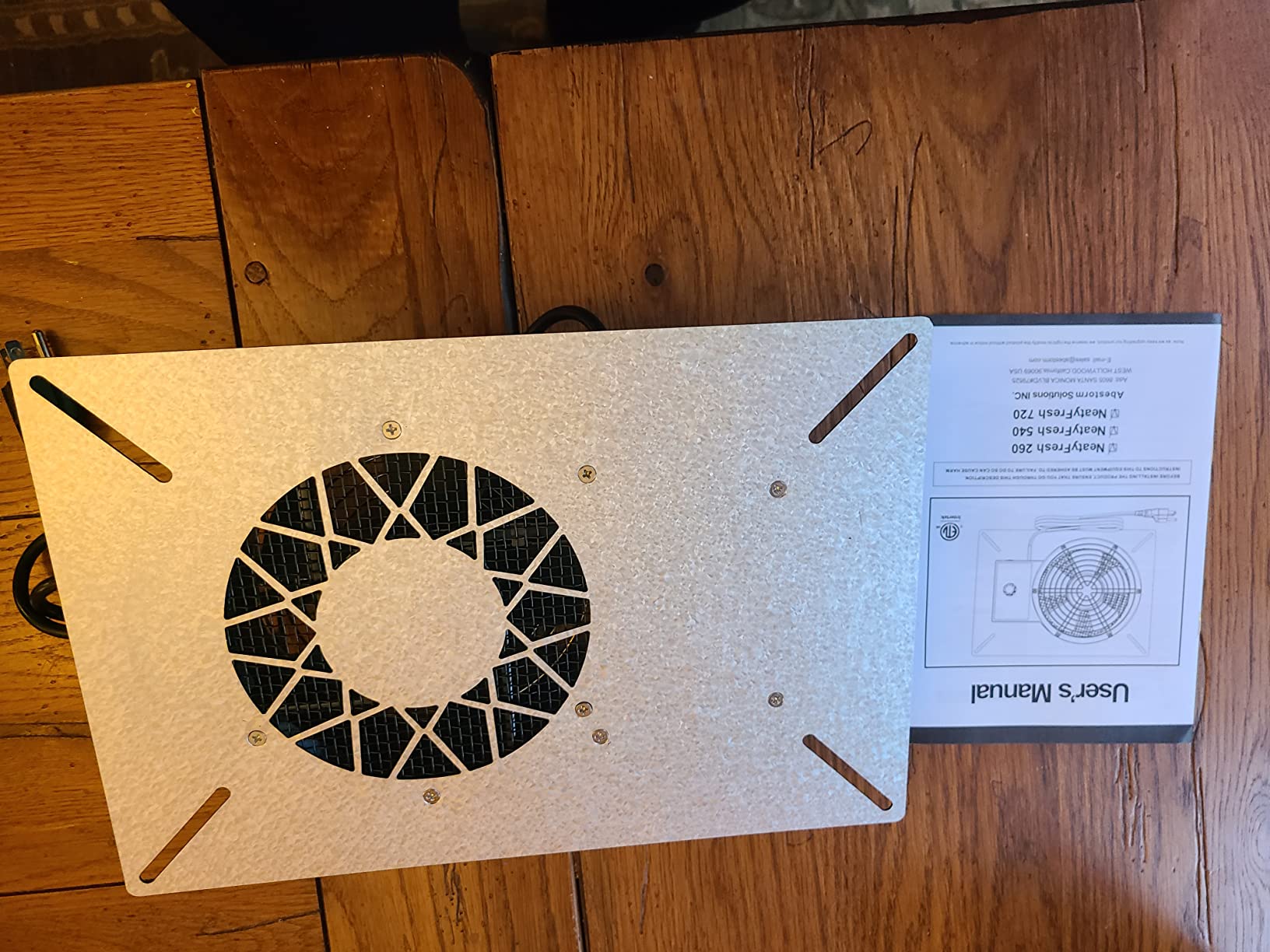 Abestorm 540CFM IP-55 Rated Crawlspace Ventilation Fan with Humidistat Thermostat, 8.7inch Basement Vent Fans with Isolation Mesh customer photo 1