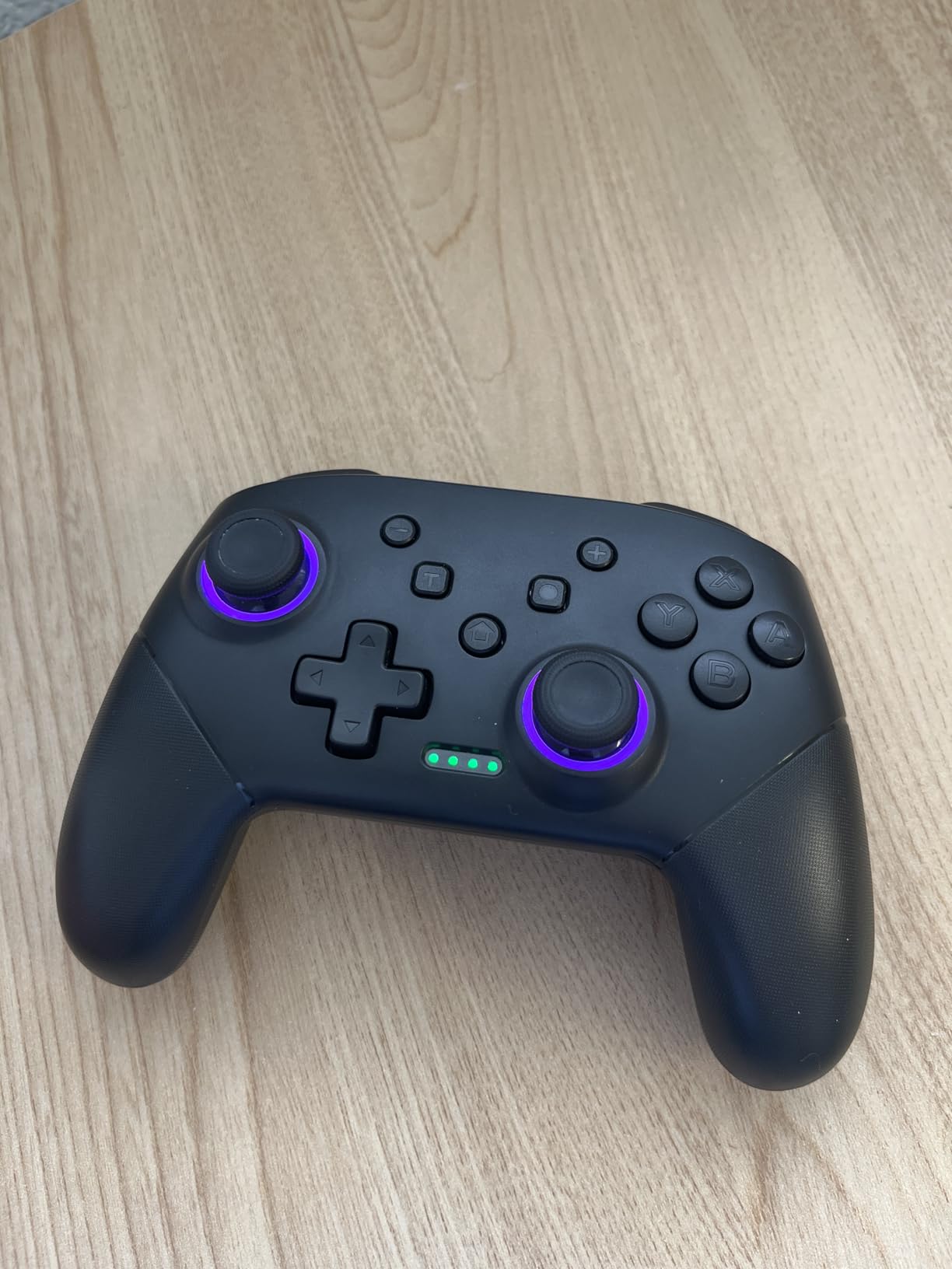 VOYEE Switch Controller Wireless, Pro Controllers Compatible with Switch/Lite/OLED/PC, One-Key Pairing Gamepad with 9-Color RGB LEDs 1000mAh Battery 6-Axis Motion Wake Up Function customer photo 1