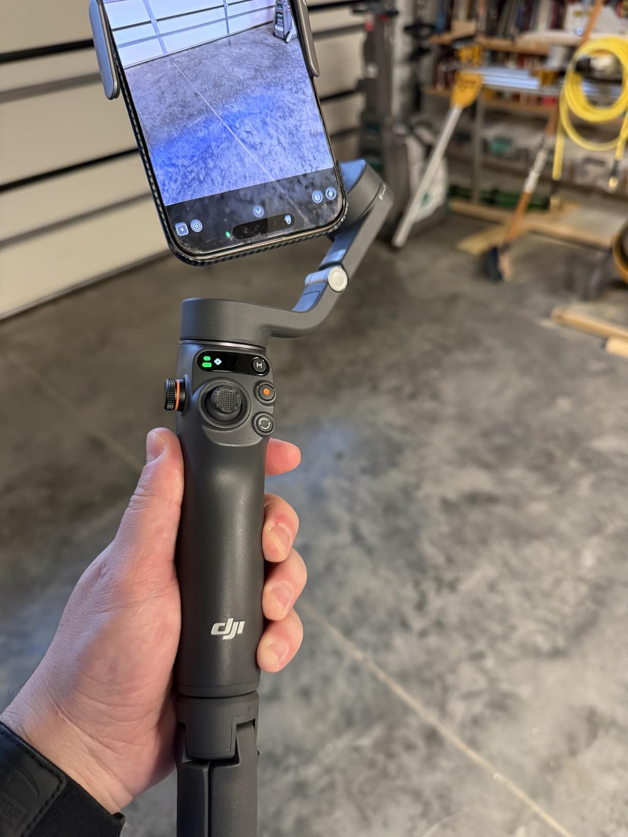 DJI Osmo Mobile 6 Smartphone Gimbal Stabilizer, 3-Axis Phone Gimbal, Built-In Extension Rod, Portable and Foldable, Android and iPhone Gimbal with ShotGuides customer photo 1