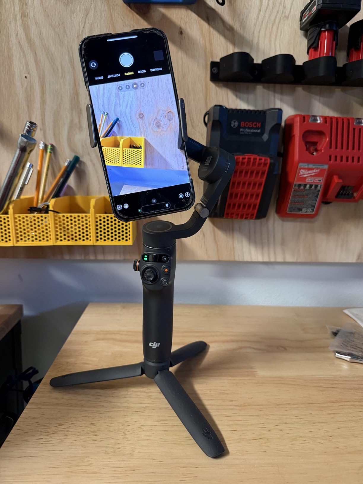 DJI Osmo Mobile 6 Smartphone Gimbal Stabilizer, 3-Axis Phone Gimbal, Built-In Extension Rod, Portable and Foldable, Android and iPhone Gimbal with ShotGuides customer photo 2