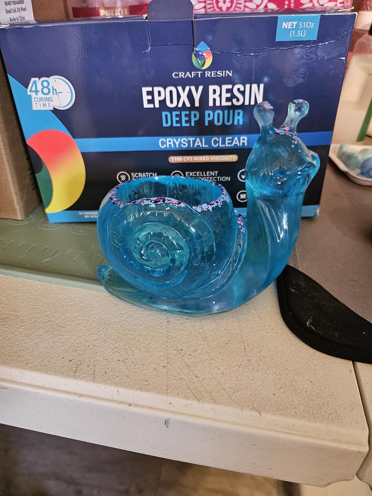 CRAFT RESIN Deep Pour Epoxy Resin Kit 1.5 Gallon - for 2