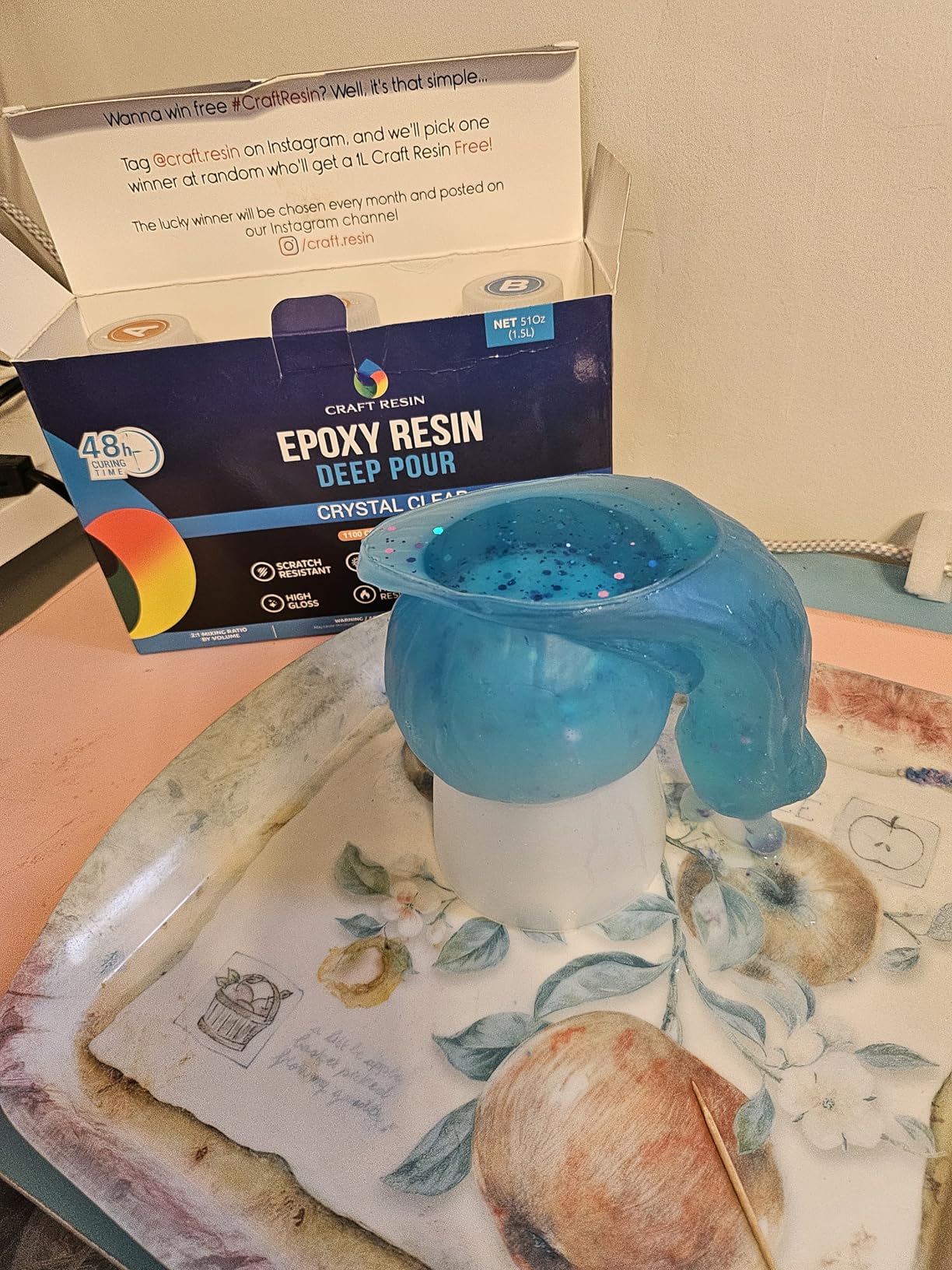 CRAFT RESIN Deep Pour Epoxy Resin Kit 1.5 Gallon - for 2