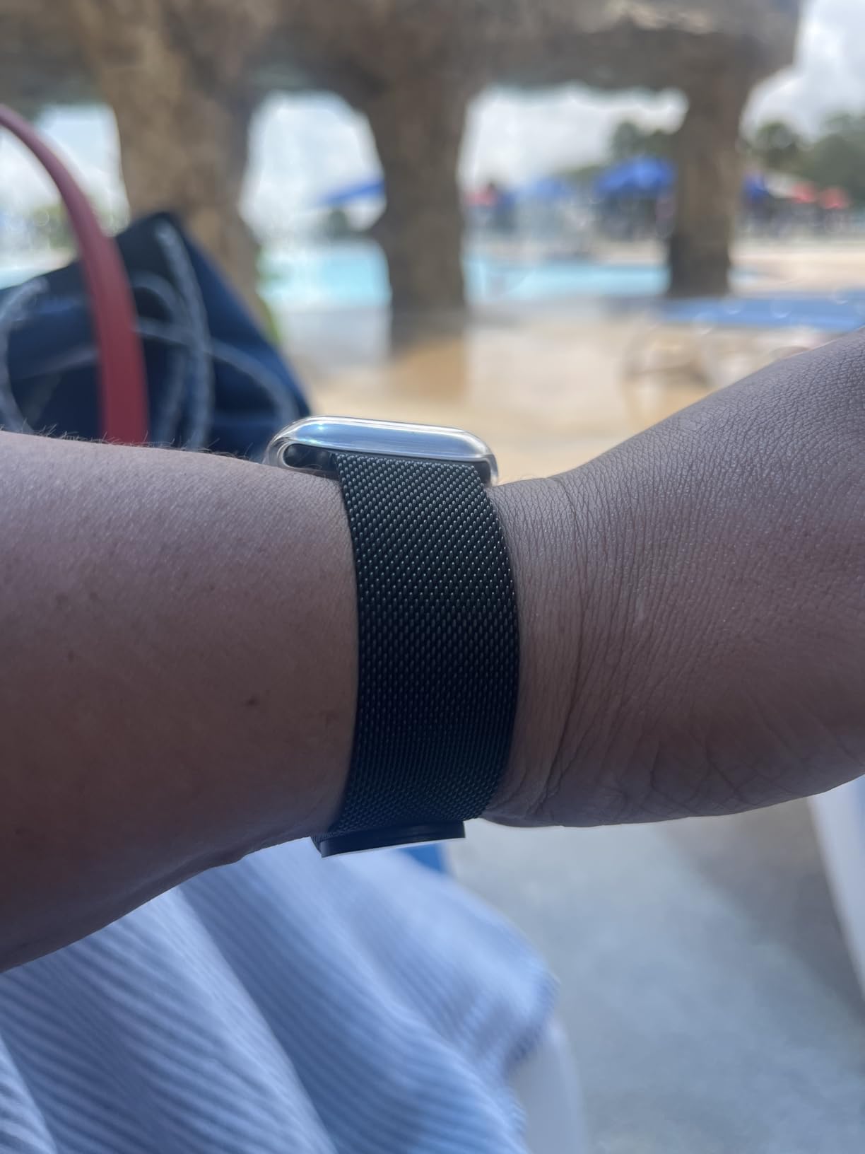 3 Pack Mesh Metal Band Compatible with Apple Watch Band 38mm 40mm 41mm 42mm 44mm 45mm 46mm 49mm, Stainless Steel Magnetic Loop Strap for iWatch Ultra 3 2 1 Series 11/10/9/8/SE/7/6/5/4/3 Men Women customer photo 1