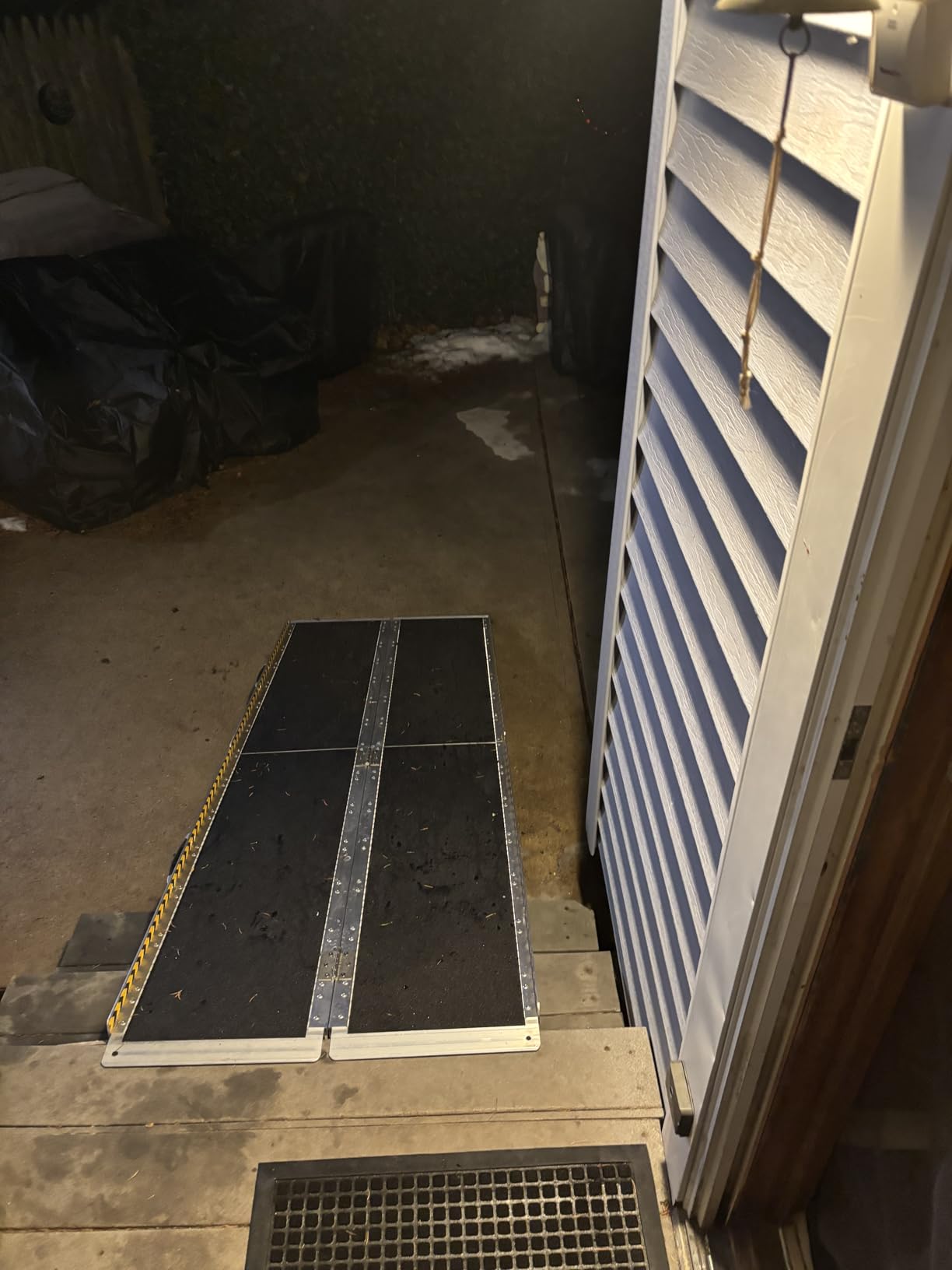 VNN Portable Wheelchair Ramp 6FT, Seamless Non-Slip Aluminum Ramps for Wheelchairs for Home, Handicap Wheelchair Ramps for Home Steps, Aluminum Loading Dock Plates, Doorways customer photo 2