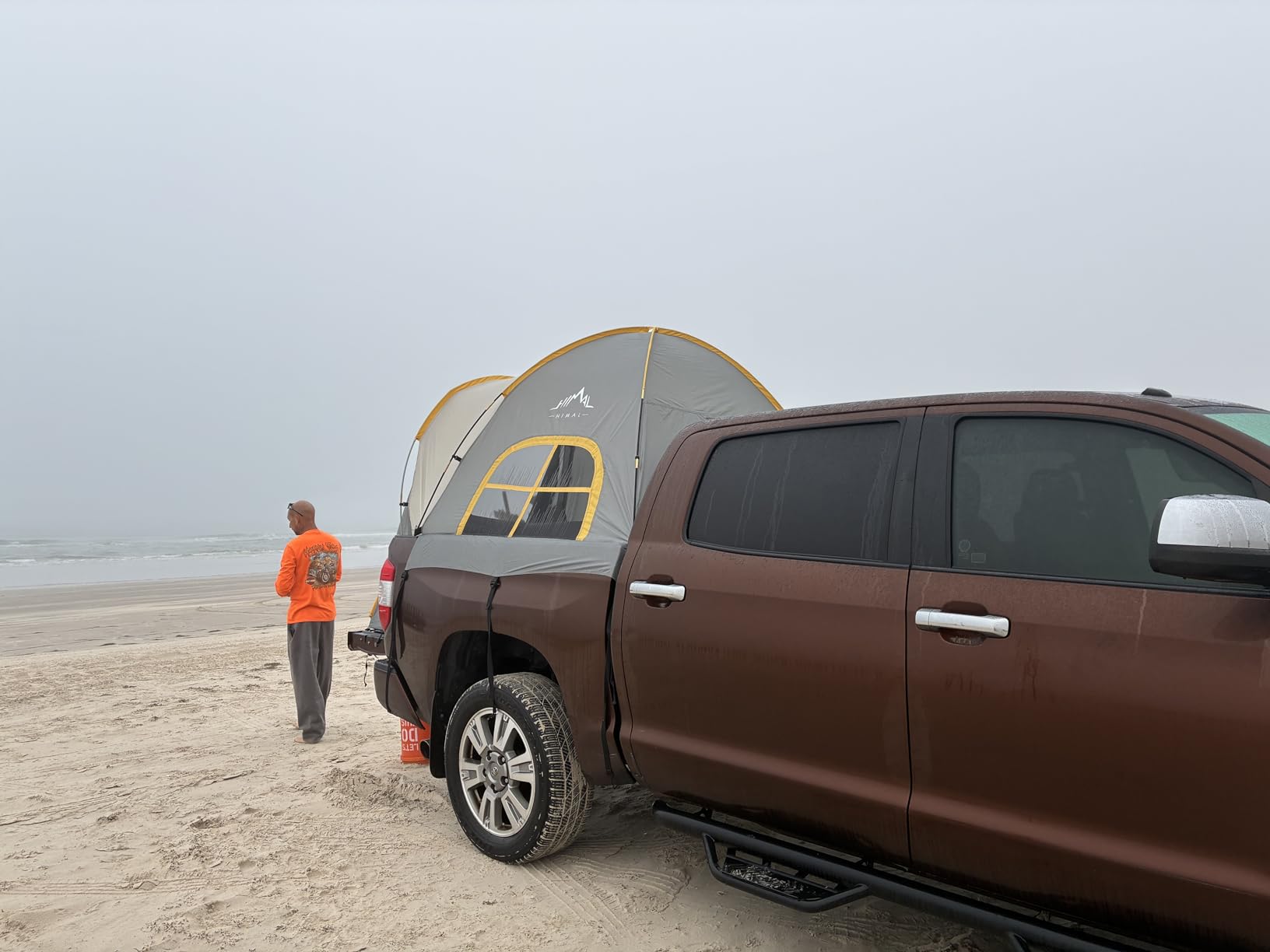 GoHimal Pickup Truck Tent, Waterproof PU2000mm Double Layer for FT Truck Bed, Portable Bed Tent for Camping customer photo 1