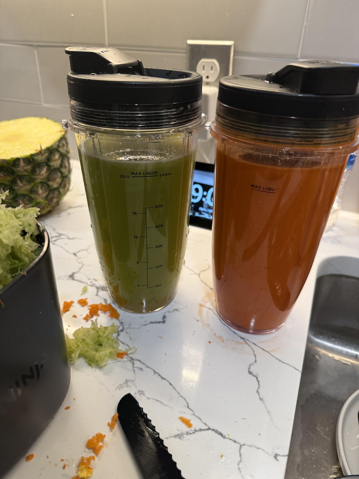 Ninja NeverClog Cold Press Juicer | Powerful Electric Slow Masticating Juicer with Pulp Control | XL Capacity | 24 oz. Juice Jug & 36 oz. Pulp Container | Dishwasher Safe | Charcoal | 150W | JC151 customer photo 1