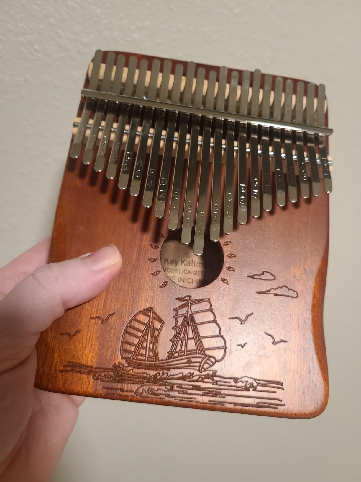 Kalimba 21 Keys, Calimba, Portable Kalimba Thumb Piano, Finger Piano Kalimba 21 Keys customer photo 1