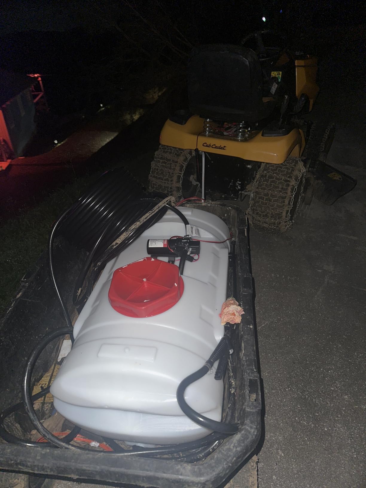 Chapin 97154 Tank Sprayer, 15-Gallon, ATV/UTV, Heavy-Duty Poly Tank, 12V Diaphragm Pump, 6