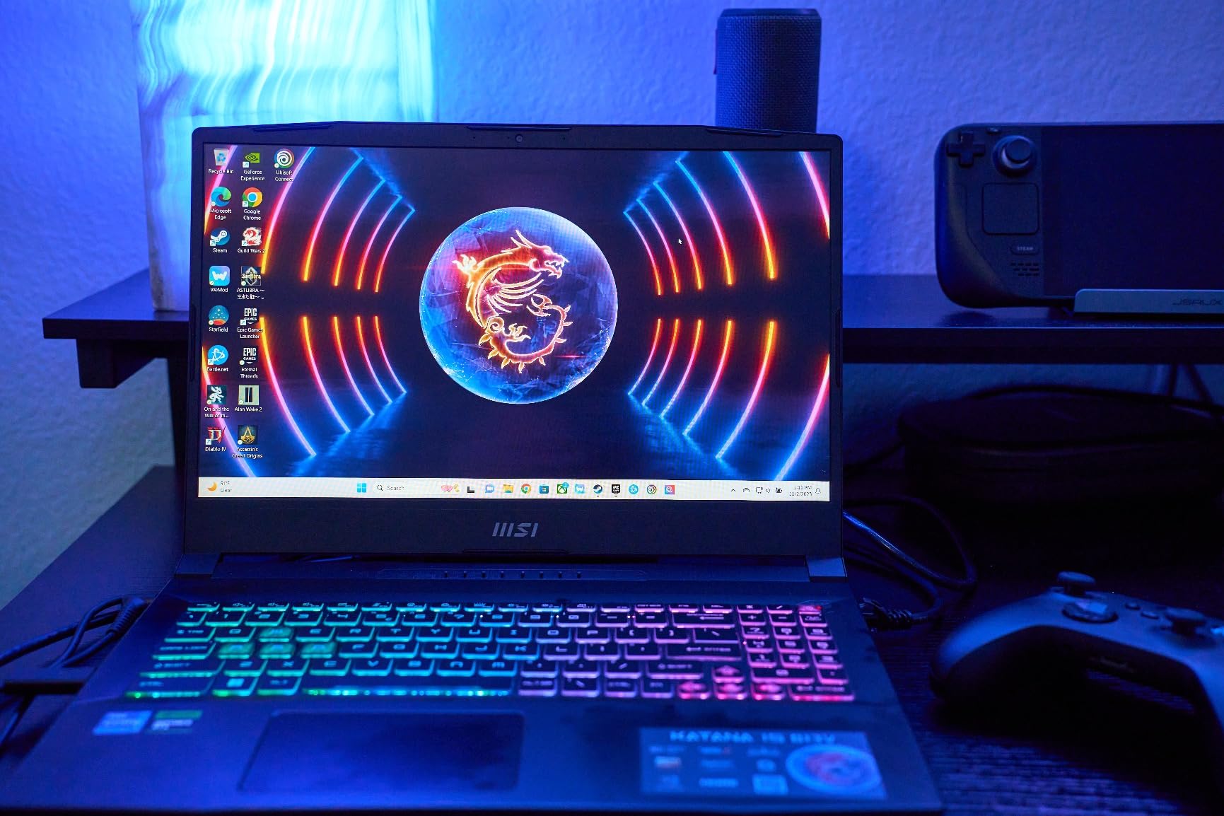 msi Katana 15 15.6 inch 144Hz FHD Gaming Laptop 13th Gen Intel Core i7 RTX 4070 16GB DDR5 1TB NVMe SSD USB-Type C Cooler Boost 5 Win11 Home Black B13VGK-484US customer photo 1