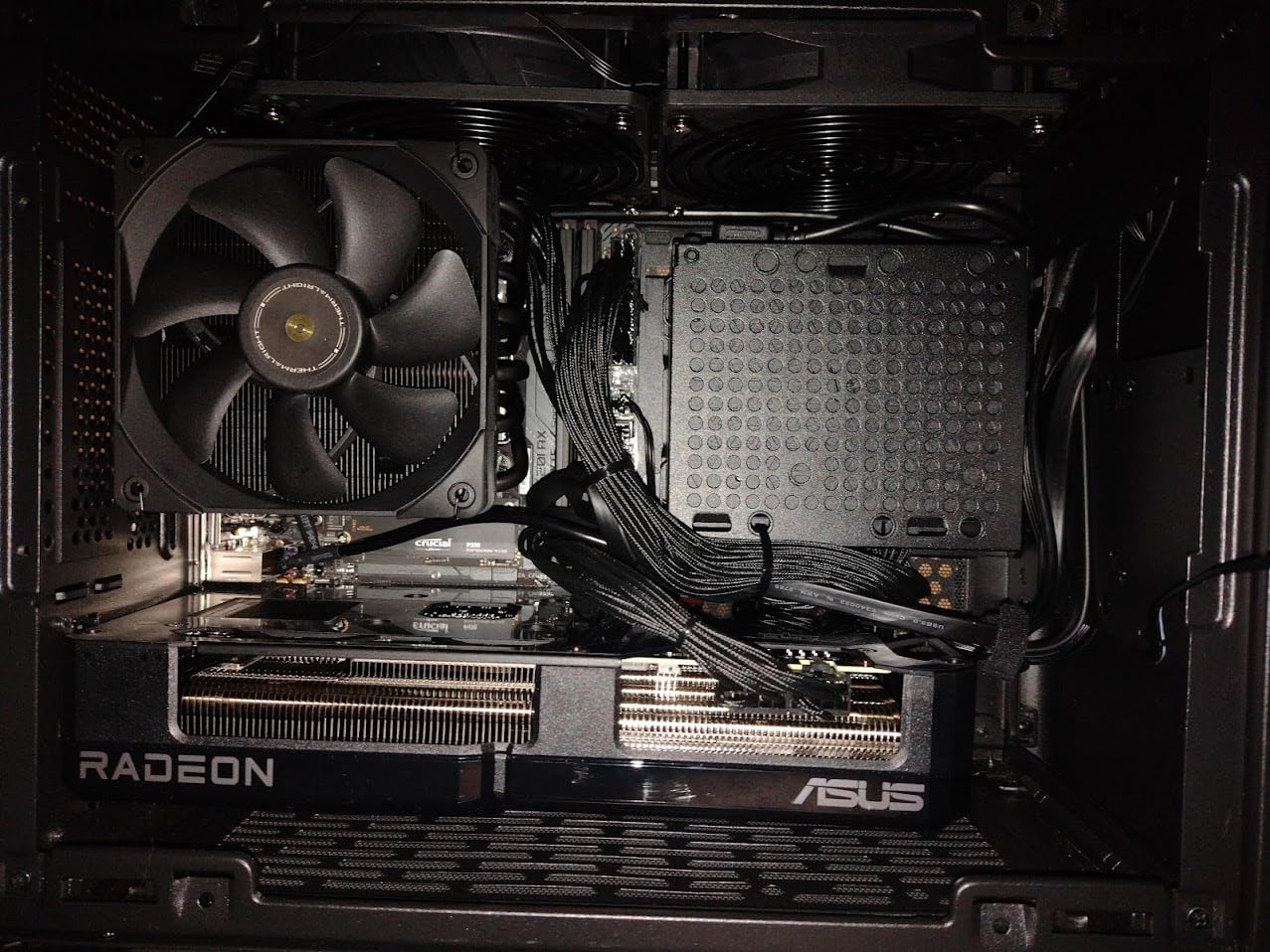Thermalright SI-100 Black CPU Air Cooler, 6x6mm Heat Pipes, TL-E12B PWM Quiet Fan CPU Cooler with S-FDB V2.0 Bearing, AGHP 3.0 Technology customer photo 1