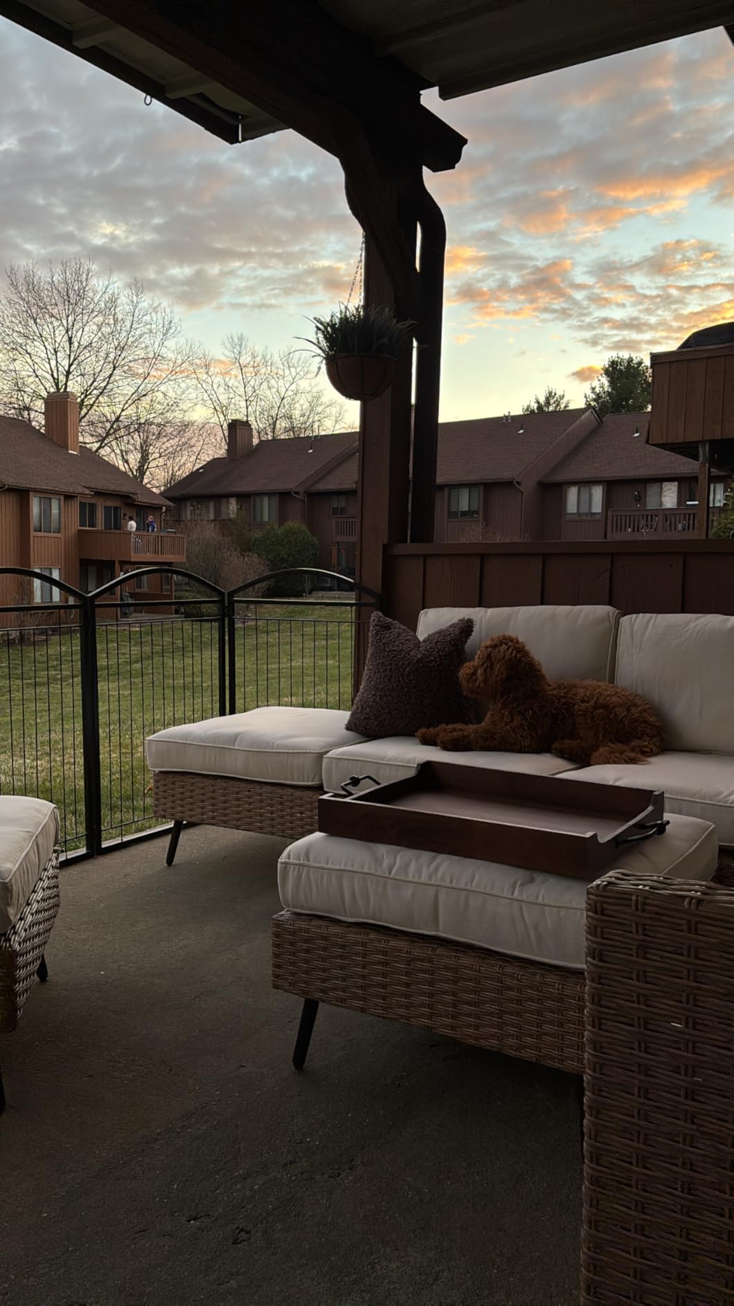 LAUSAINT HOME Outdoor Patio Furniture, 8 Piece Outdoor Sectional Sofa PE Rattan Wicker Patio Conversation Sets,All Weather Patio Furniture Set with Thick Cushions for Garden, Poolside, Backyard(Beige) customer photo 2