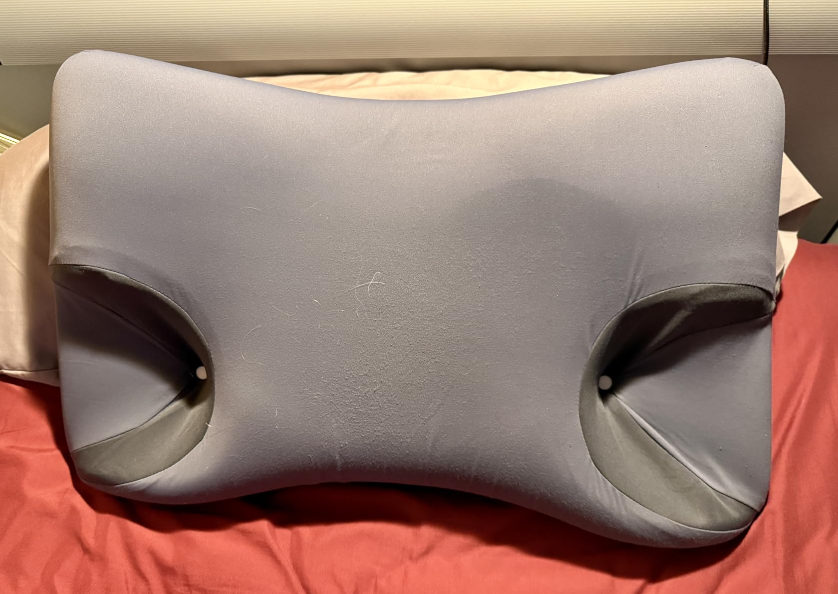 IKSTAR CPAP Pillow for Side Sleeper, Sleep Apnea Pillow for Sleeping, CPAP Nasal Pillows Suit for All CPAP Masks User, Cervical Memory Foam Neck Support Pillow Relief Neck Pain for Side Back Sleepers customer photo 1