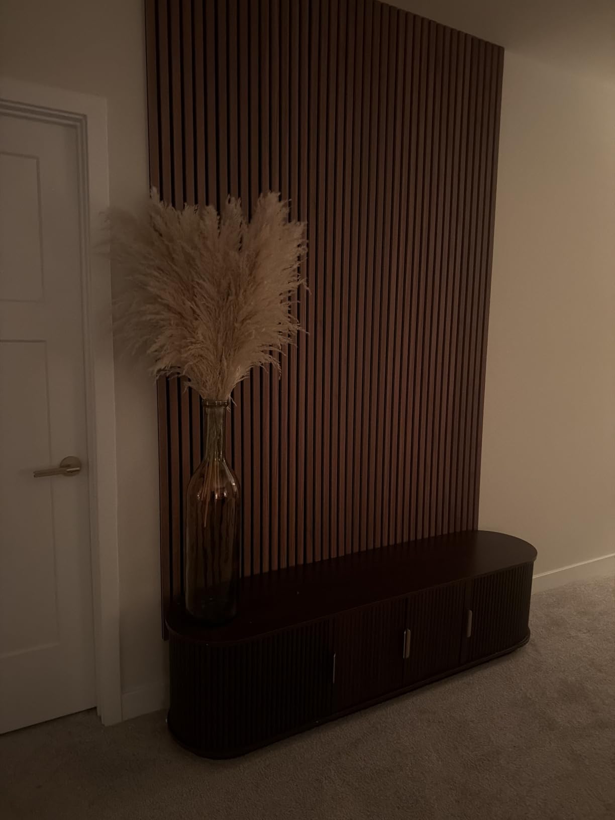 Art3d 4-Piece Wood Slat Acoustic Panels for Stylish Decor and Noise Reduction, 3D Textured Panel for Ceiling and Wall, Oak customer photo 2