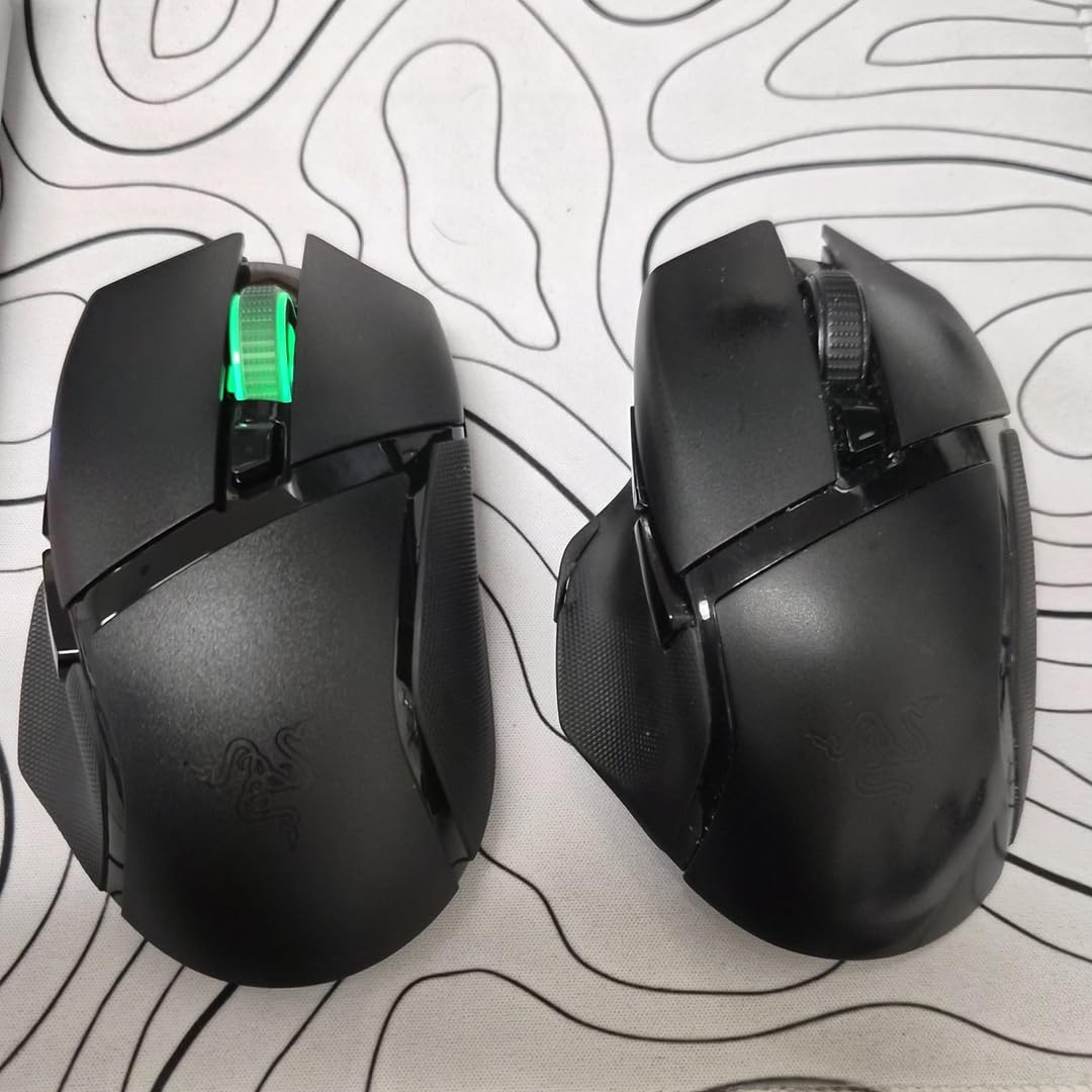 Razer Basilisk V3 X HyperSpeed Customizable Wireless Gaming Mouse: Mechanical Switches Gen-2-5G Advanced 18K Optical Sensor - Chroma RGB - 9 Programmable Controls - 285 Hr Battery - Classic Black customer photo 2