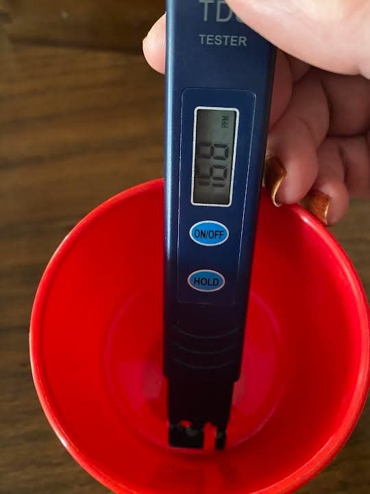 TDS Meter, Digital Water Quality Tester with Automatic Temperature Compensation (ATC), 0-9990 ppm Range customer photo 2