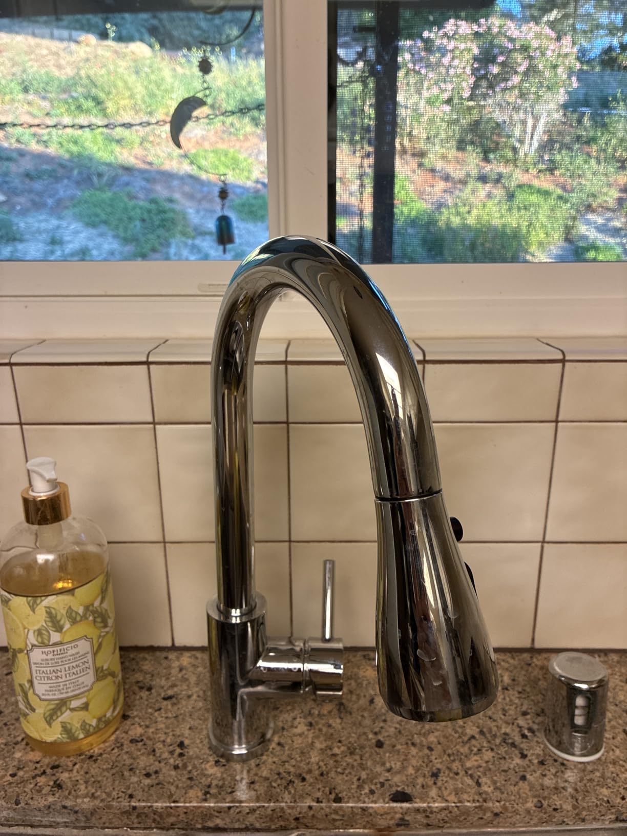 Kicimpro Touchless Kitchen Faucet with Pull Down Sprayer Brushed Nickel, Side Motion Sensor Kitchen Touchless Faucet with Water Line, Two Control Modes Touchless Faucet for Kitchen Sink, Single Handle customer photo 2