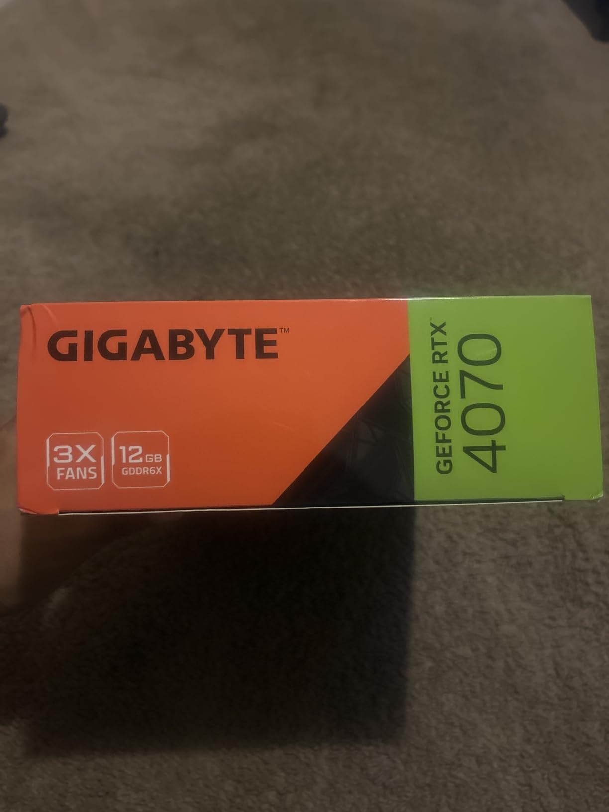 GeForce RTX 4070 WINDFORCE OC 12G Graphics Card, 3X WINDFORCE Fans, 12GB 192-bit GDDR6X, GV-N4070WF3OC-12GD Video Card customer photo 1