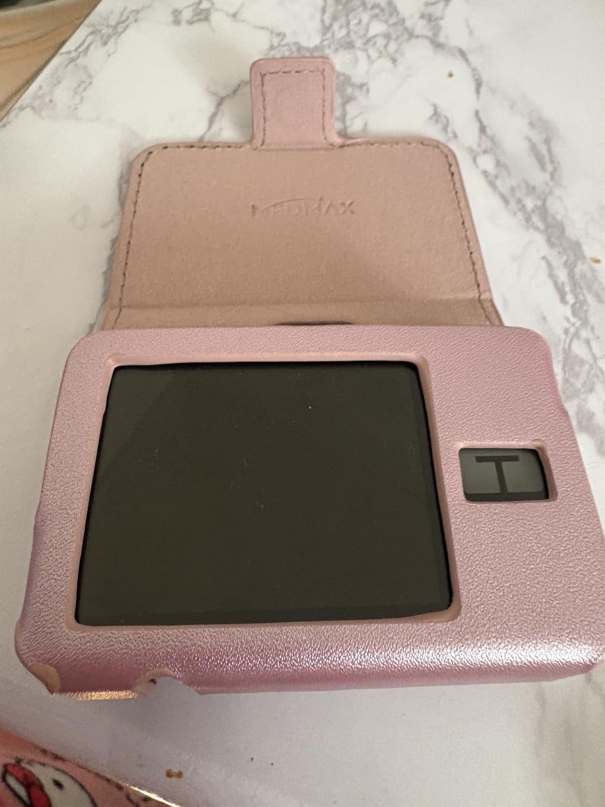 MEDMAX PU Leather Protective Case for Tandem T:Slim X2 / T:Slim Insulin Pumps (Black-Upgraded) customer photo 1