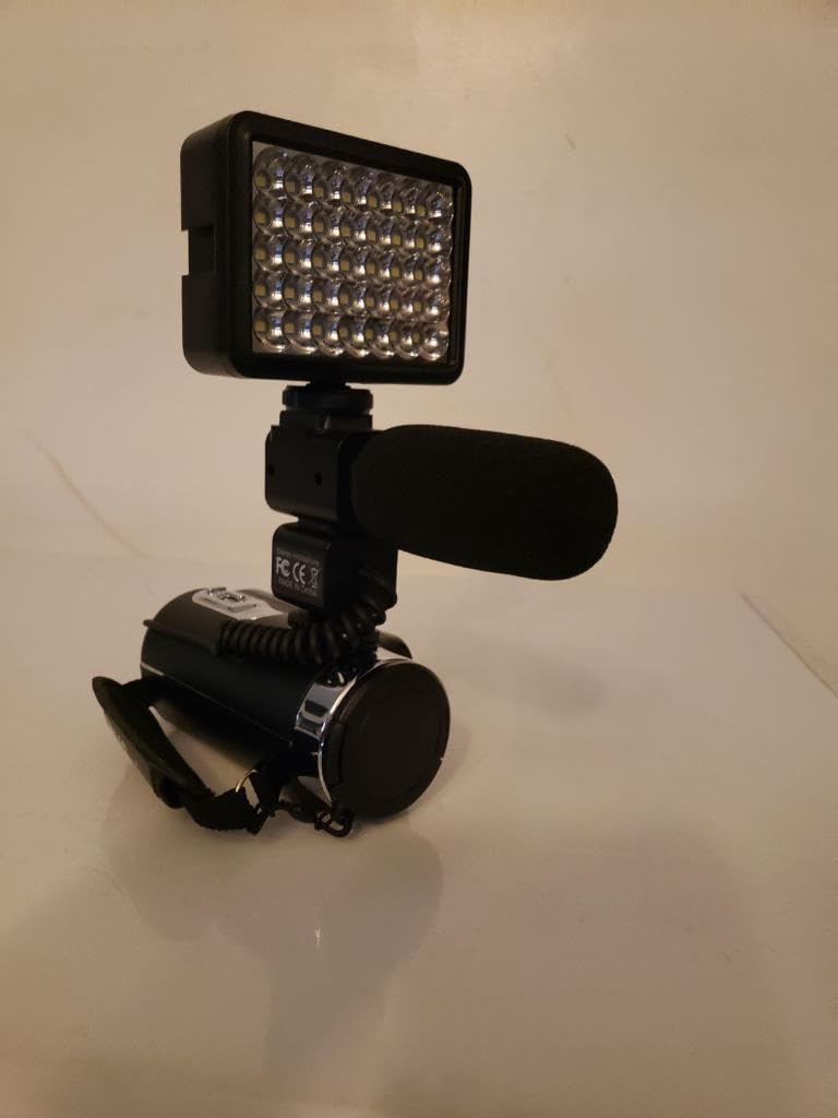 Video Camera, 8K Camcorder 48MP Vlogging Camera for YouTube 18X Digital Zoom 3