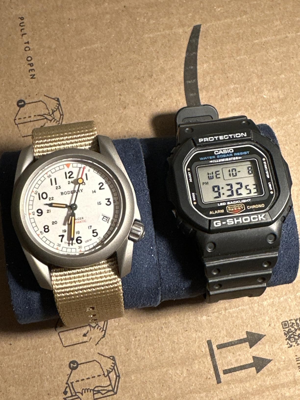 Voyager Men's Watch Titanium Automatic Field Watch 40mm Military Watch Day Date Function 100M Waterproof with Nylon Strap Japanese Mechanical Movement & Screw Down Crown customer photo 2