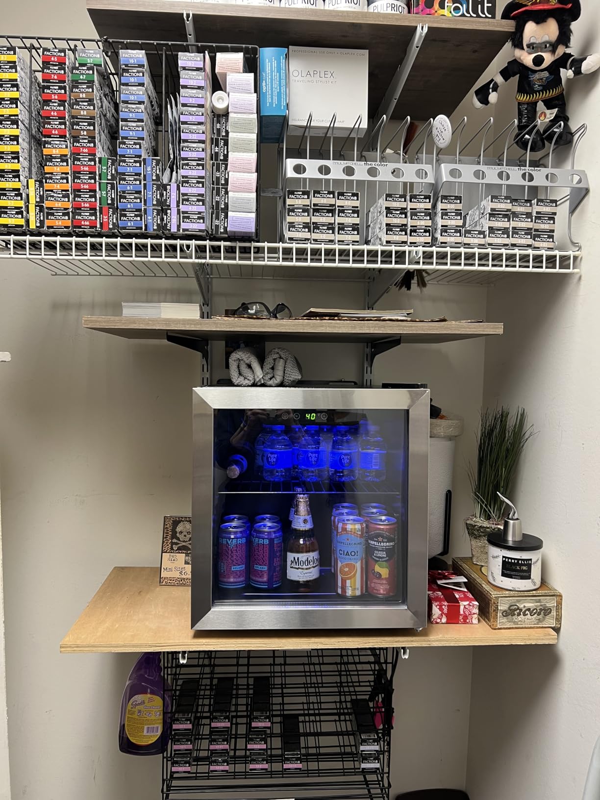 Antarctic Star Beverage Refrigerator Cooler 68 Can, Mini Fridge with Glass Door for Beer Drinks Wine,Freestanding Small Fridge with Electronic Temperature Control for Home and Bar,1.7 cu.ft customer photo 2