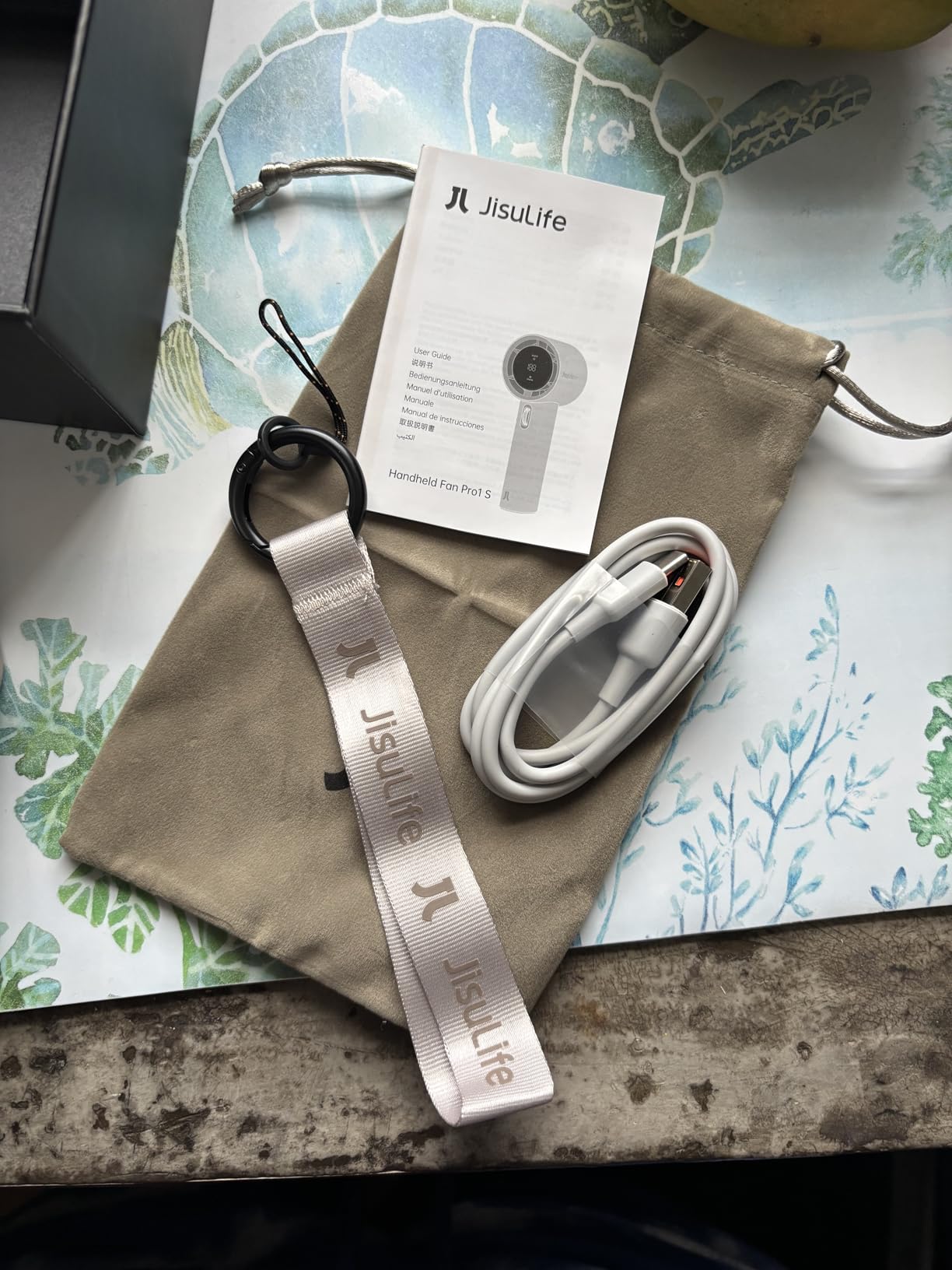 JISULIFE Handheld Fan Pro Series - Extreme Cooling Output: 1-100 Speed Scroll Wheel, Metal Body, Digital Display, 1.5H Fast Charge, 5000mAh-Portable Fan for Travel Outdoor customer photo 1