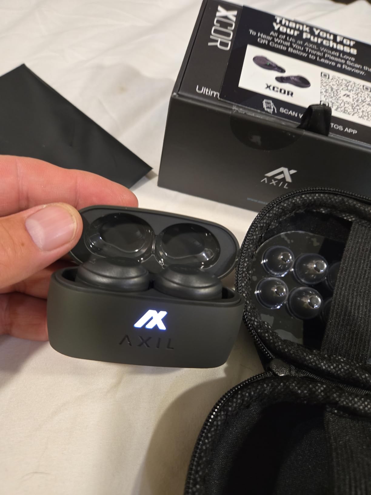 AXIL XCOR PRO Wireless Earbuds Bluetooth - HearPRO Buds with Touch Control, Hearing Protection, Dust & Water Resistant customer photo 2