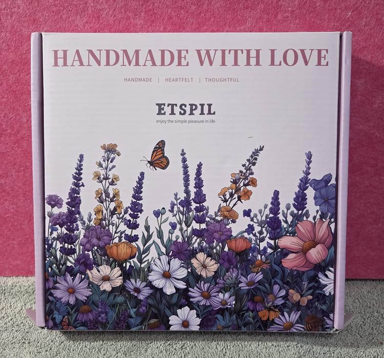 ETSPIL Embroidery Kit for Beginners & Adults, 3-Pack 33-Stitch Practice Samplers, Pre-Stamped Patterns customer photo 2