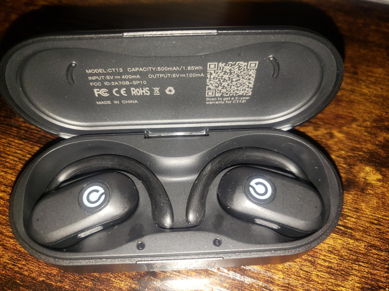 CXK Bone Conduction Headphones Bluetooth 6.0 - Open Ear Headphones with Mic, Premium Loud Sound 10Hrs Playtime customer photo 1