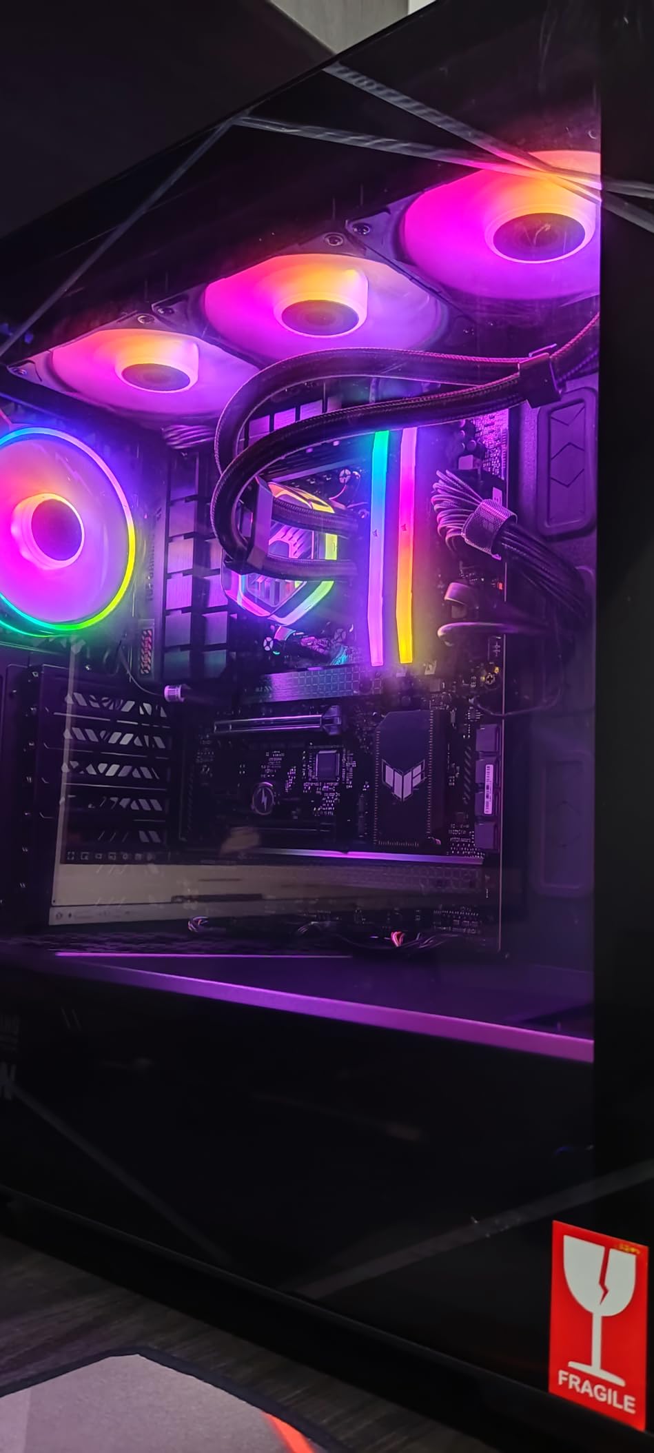 CORSAIR Vengeance RGB DDR5 RAM 48GB (2x24GB) 6000MHz CL36 Intel XMP 3.0 Desktop Computer Memory - Black (CMH48GX5M2E6000C36) customer photo 2